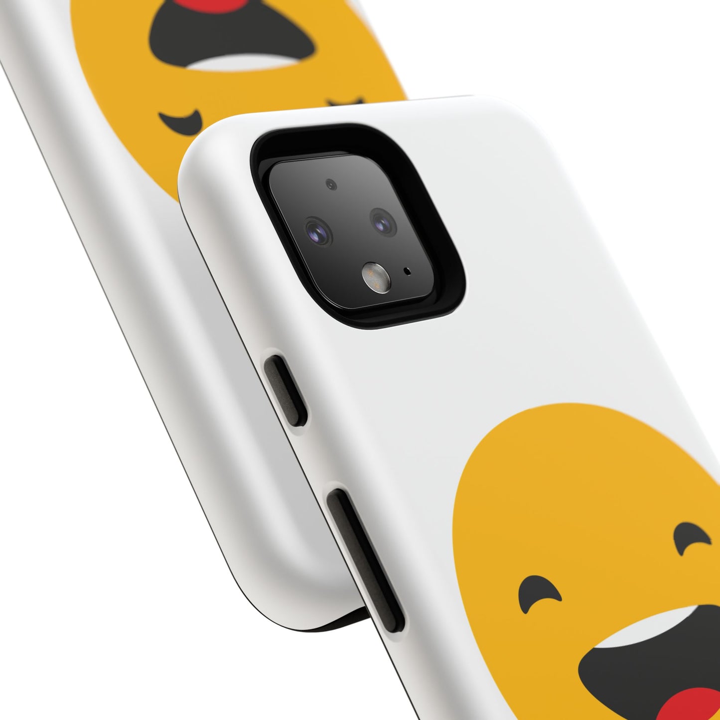 Happy Face Tough Phone Case - Durable Protection with Smile Design
