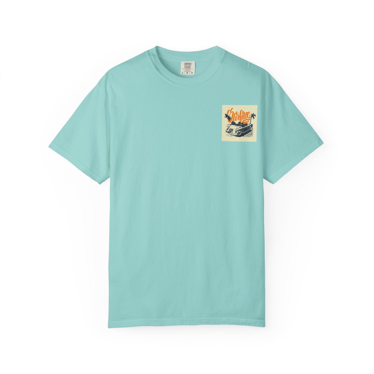 Retro Surfing Unisex T-Shirt, Beach Vibe Tee, Summer Casual Wear, Vacation Shirt, Surf Lover Gift, Ocean Adventure Top
