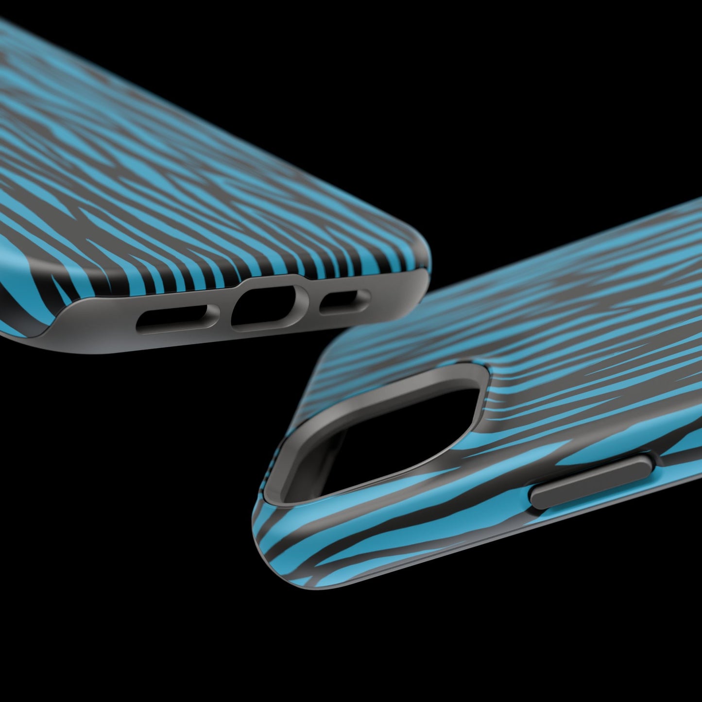 Zebra Print Magnetic Tough Case for iPhone - Durable & Stylish Phone Protection