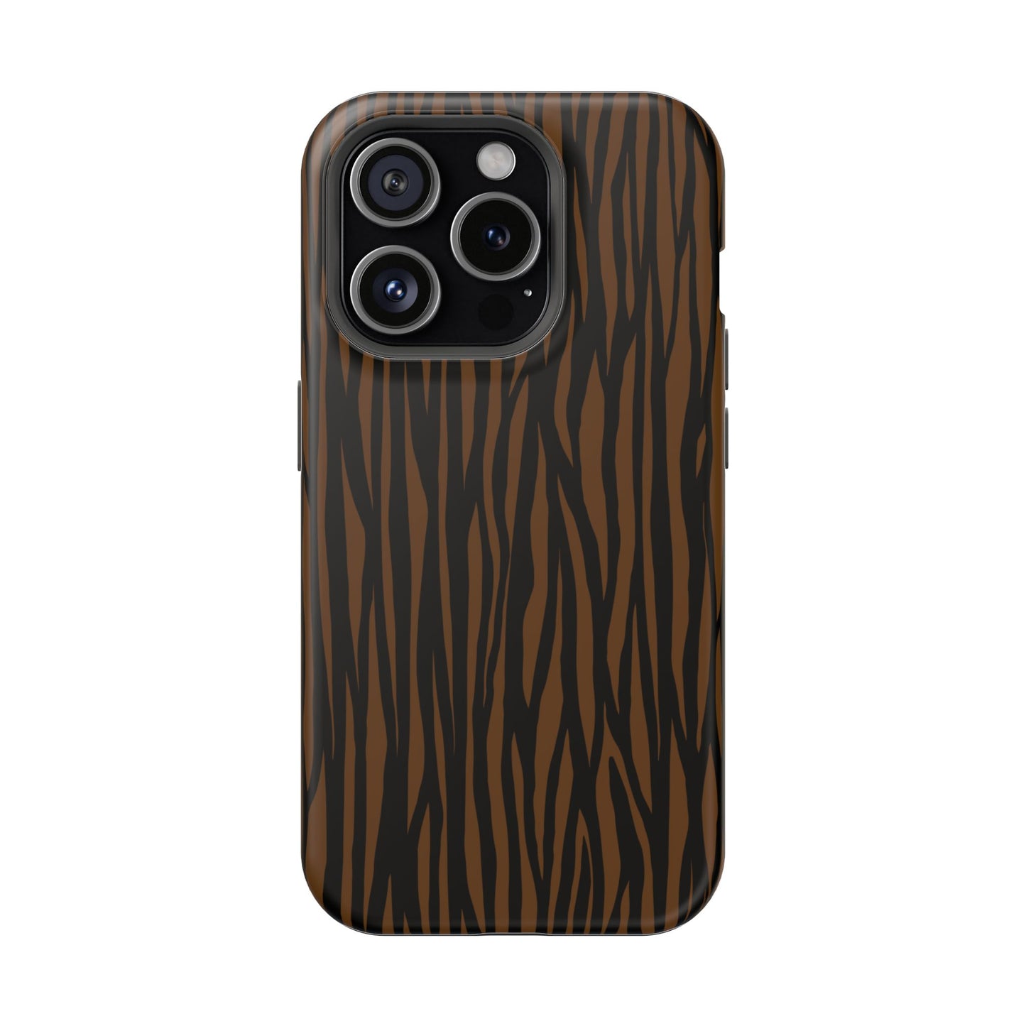 Stylish Magnetic Tough Phone Case - Bold Striped Design