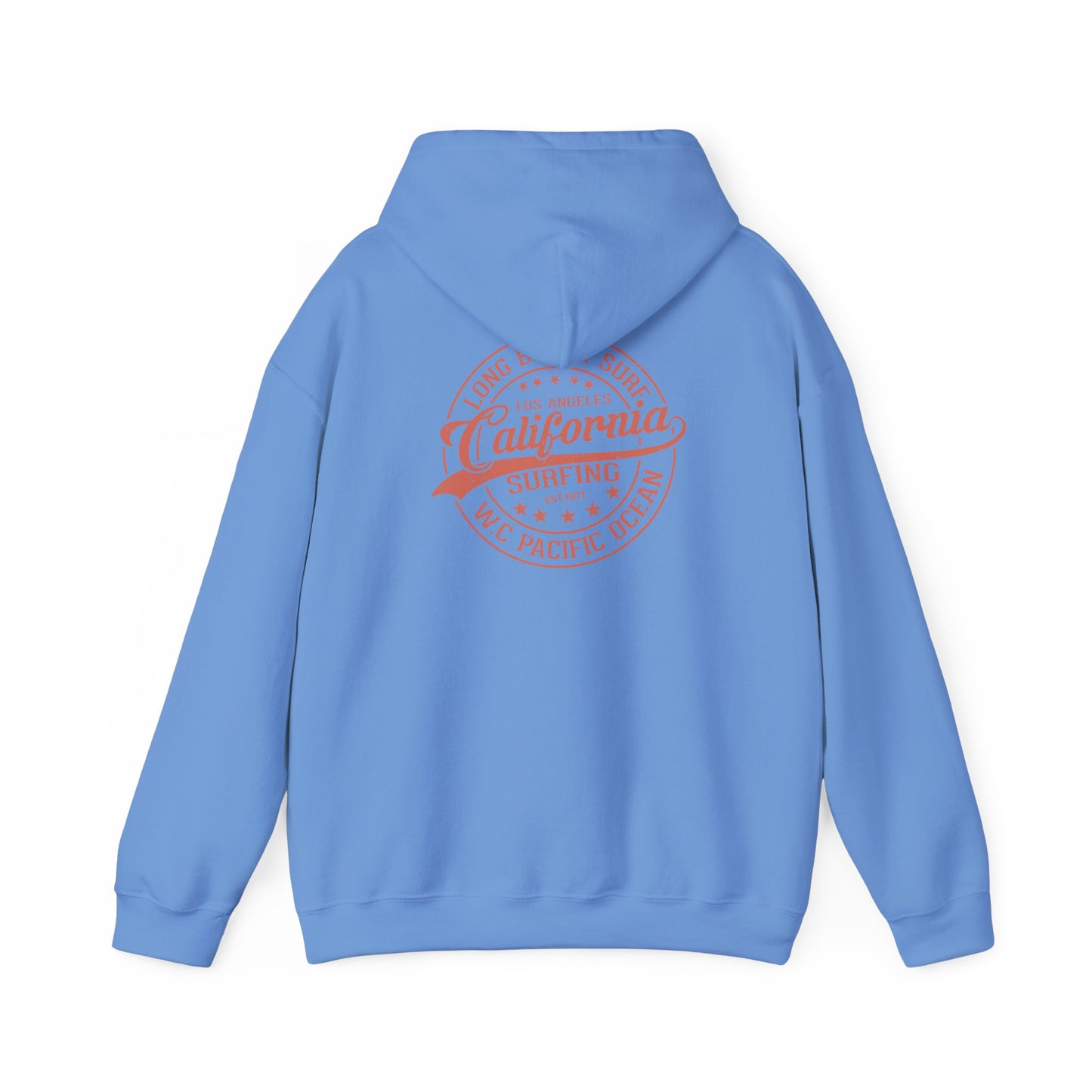 California Surf Hoodie, Cozy Sweatshirt for Beach Lovers, Perfect Gift for Surfers, Summer Vibes Apparel, Unisex Surfing
