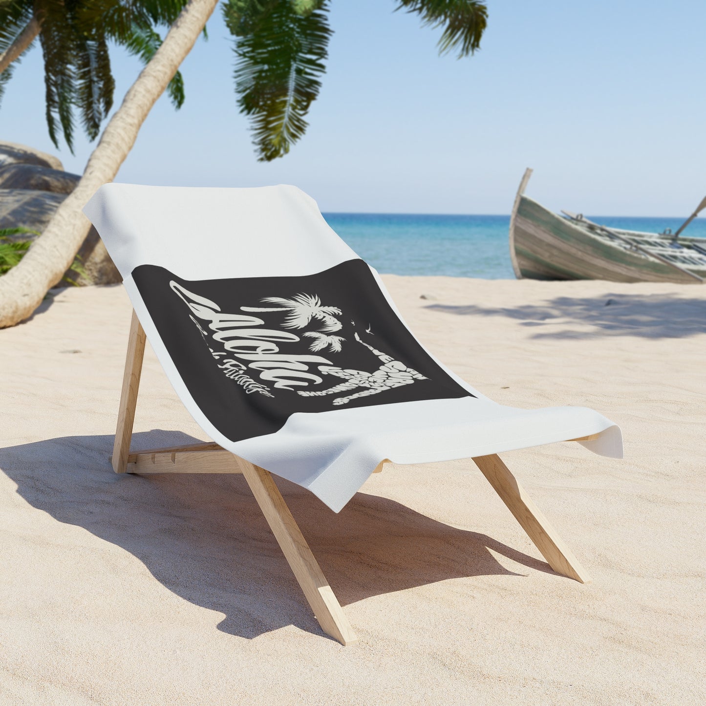 Aloha Beach Towel, Summer Vibes, Coastal Decor, Poolside Essential, Tropical Gift, Vacation Must-Have