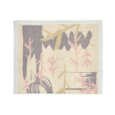 Cozy Boho Soft Polyester Blanket - Nature-Inspired Design
