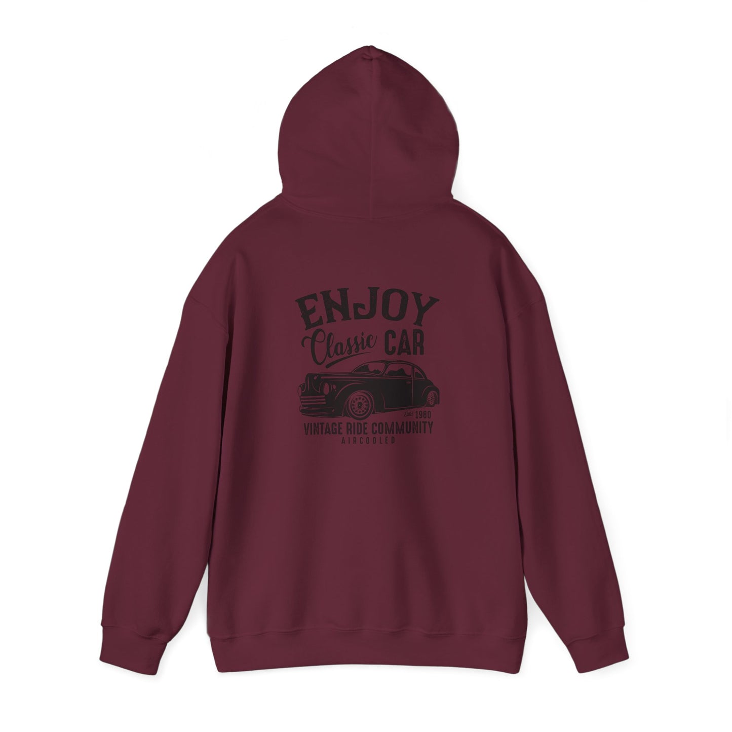 Vintage Car Lover's Hoodie - Enjoy Classic Car Design