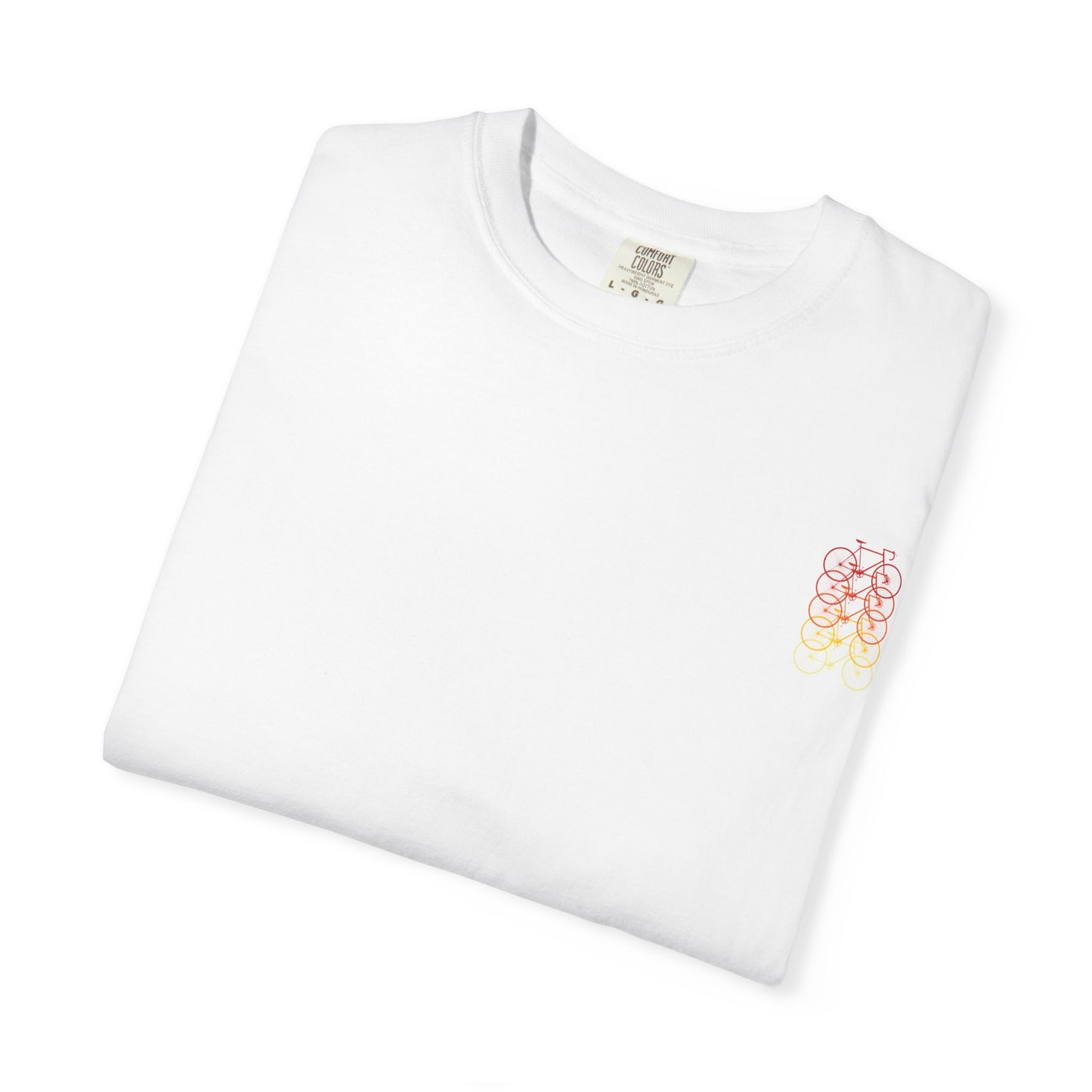 Gradient Bicycle Unisex T-Shirt - Perfect for Cycling Enthusiasts