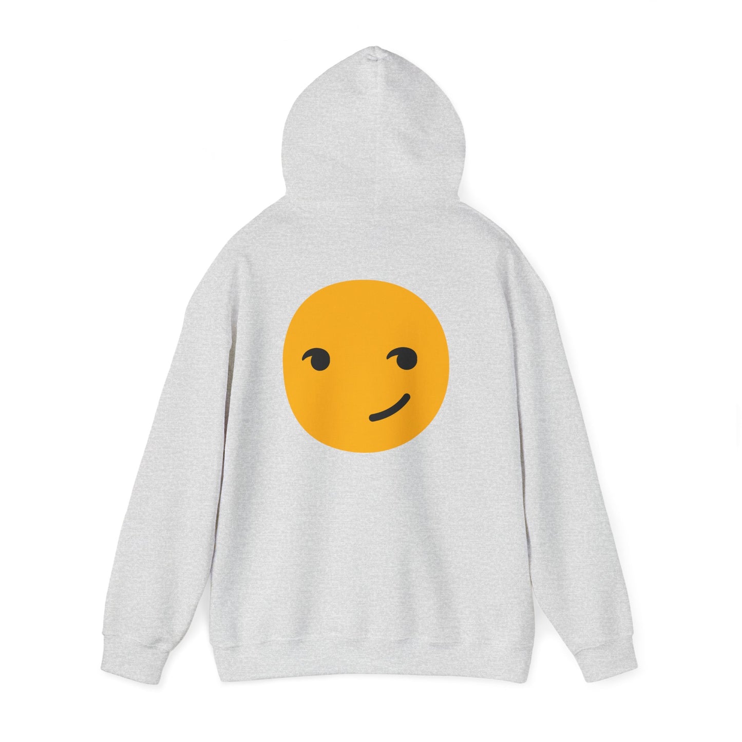 Smiley Face Unisex Heavy Blend Hooded Sweatshirt – Cozy & Playful Comfort for All Occasions
