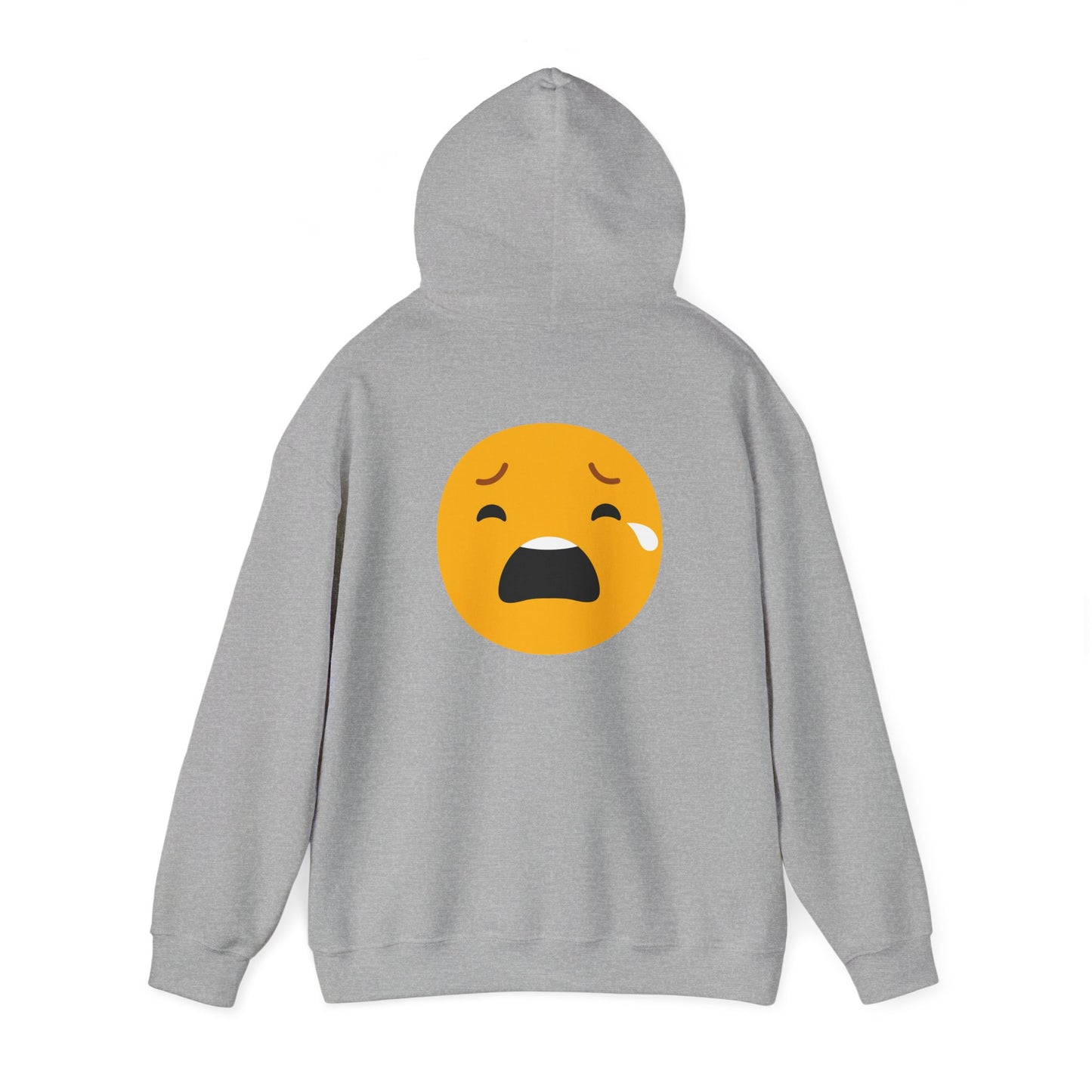 Unisex Heavy Blend™ Sad Emoji Hoodie - Cozy & Expressive Sweatshirt