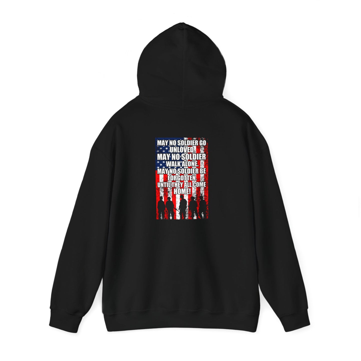 Patriotic Memorial Hoodie: Honor our Heroes, Unisex Sweatshirt for Veterans, Remembrance Day, Gift for Military Families,