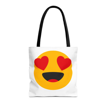 Happy Love Emoji Tote Bag - Perfect for Everyday Use and Special Celebrations
