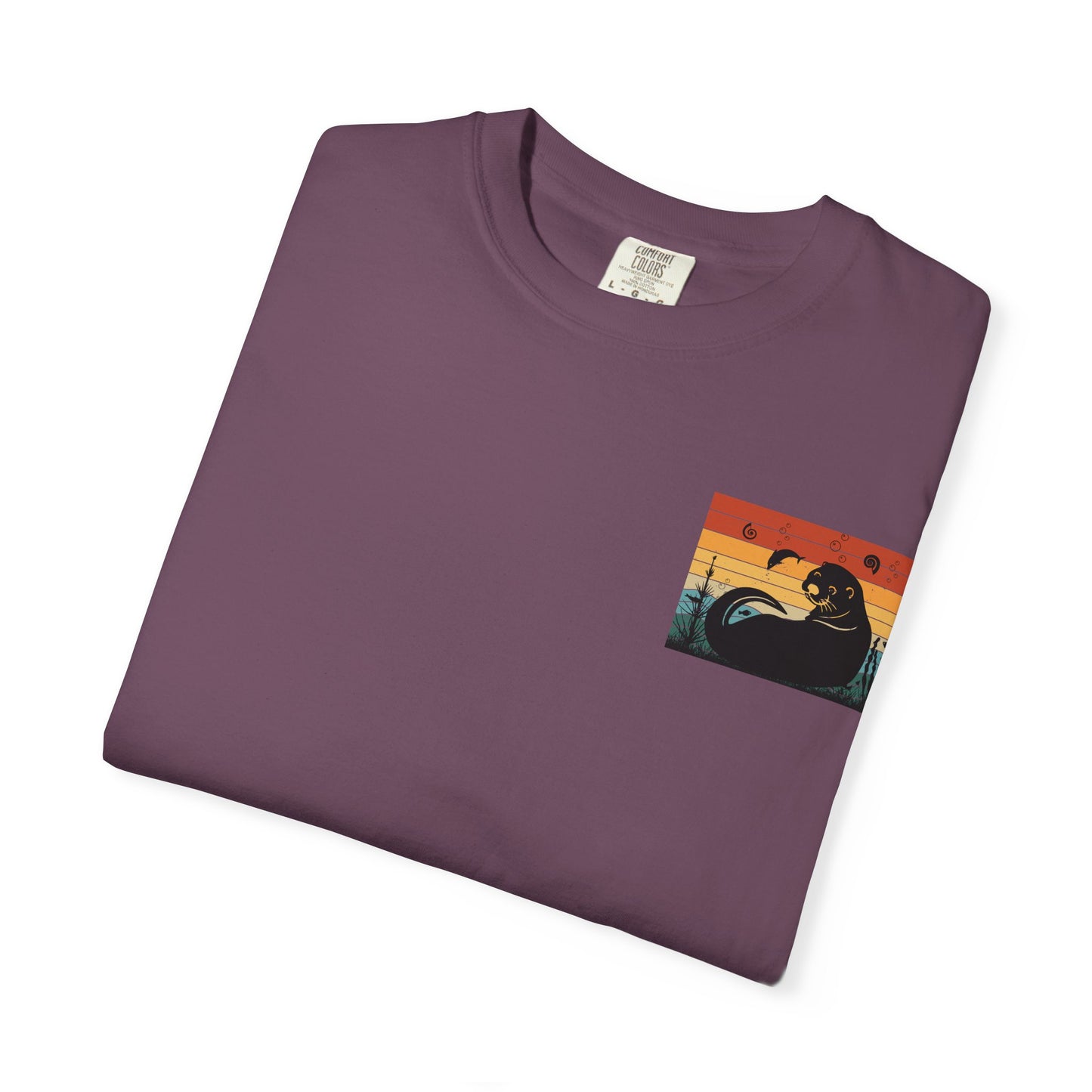 Retro Otter Graphic Unisex T-Shirt – Perfect for Animal Lovers