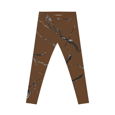 Chic Marble Print Leggings - Trendy Women's Activewear, Casual Everyday Outfit, Fitness Gear, Stylish Yoga Pants, Comfortable Lounge Wear