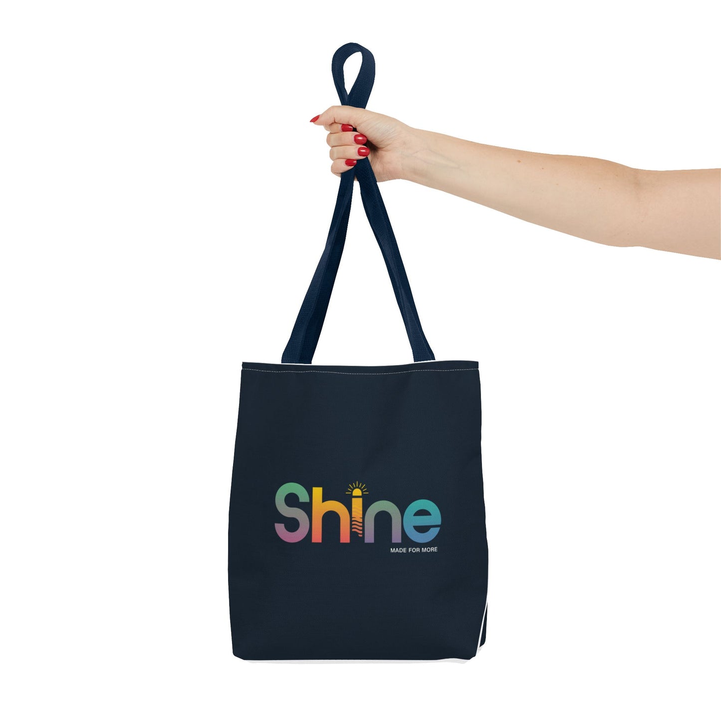 Inspirational Tote Bag - Shine, Motivational Gift, Reusable Shopping Bag, Eco-Friendly Fashion, Daily Use Bag