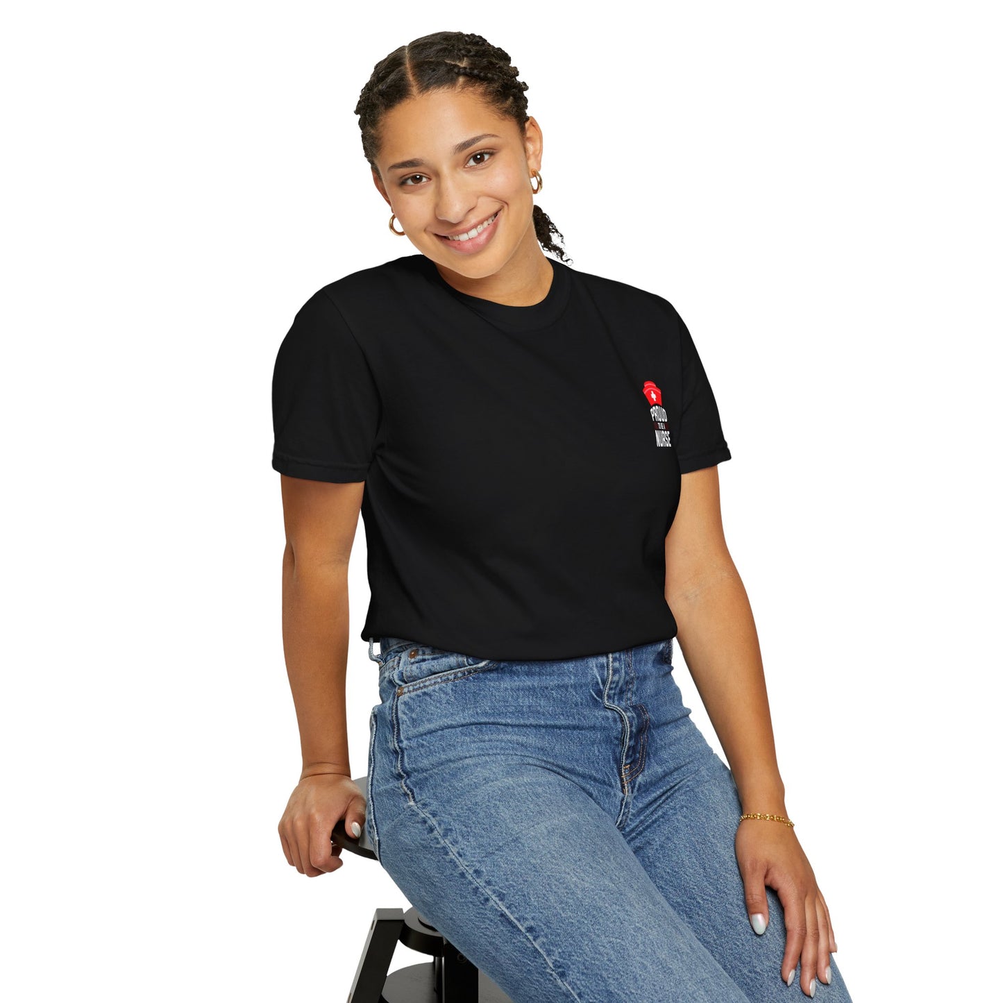 Proud Nurse Unisex Garment-Dyed T-Shirt