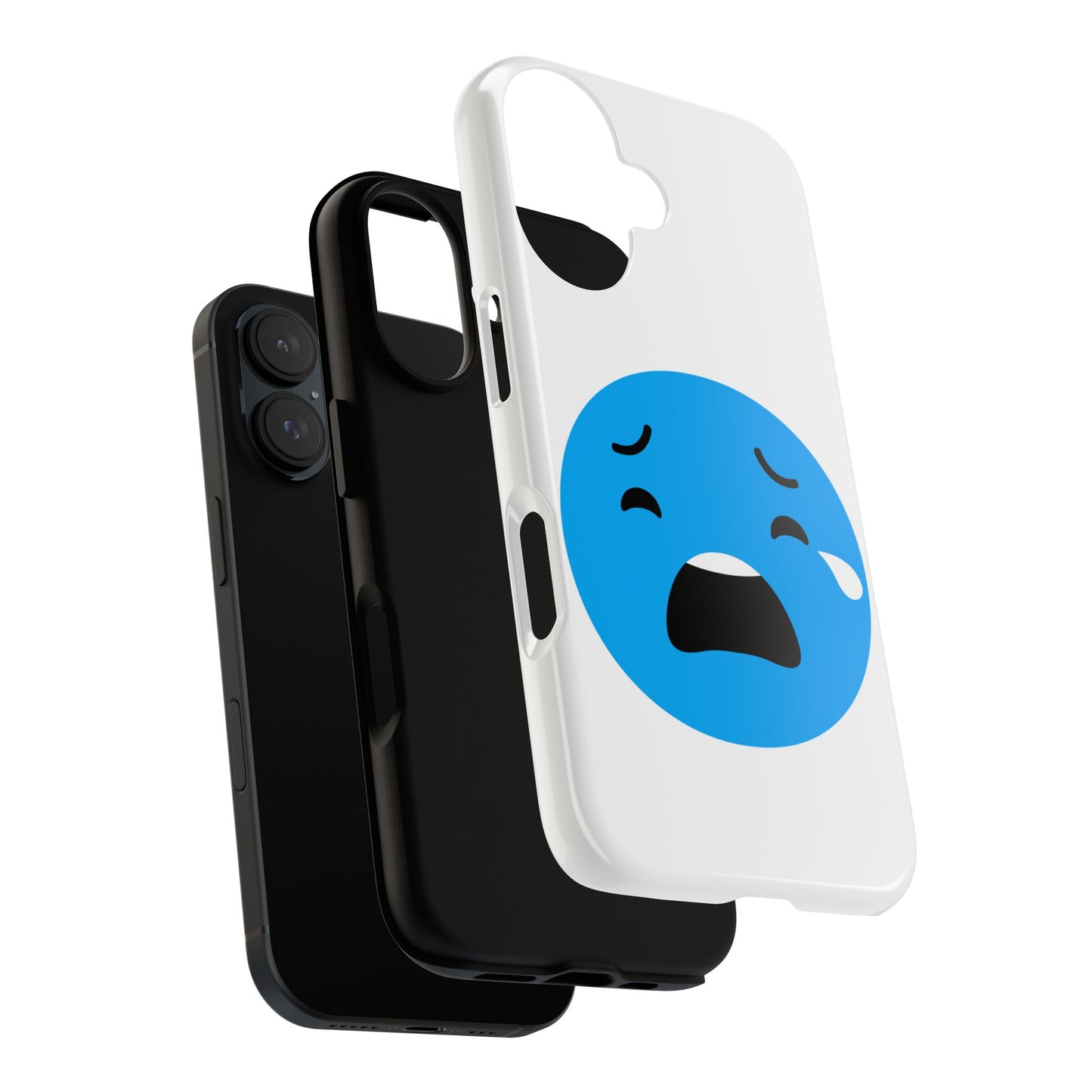 Funny Sad Face Phone Case - Tough and Stylish