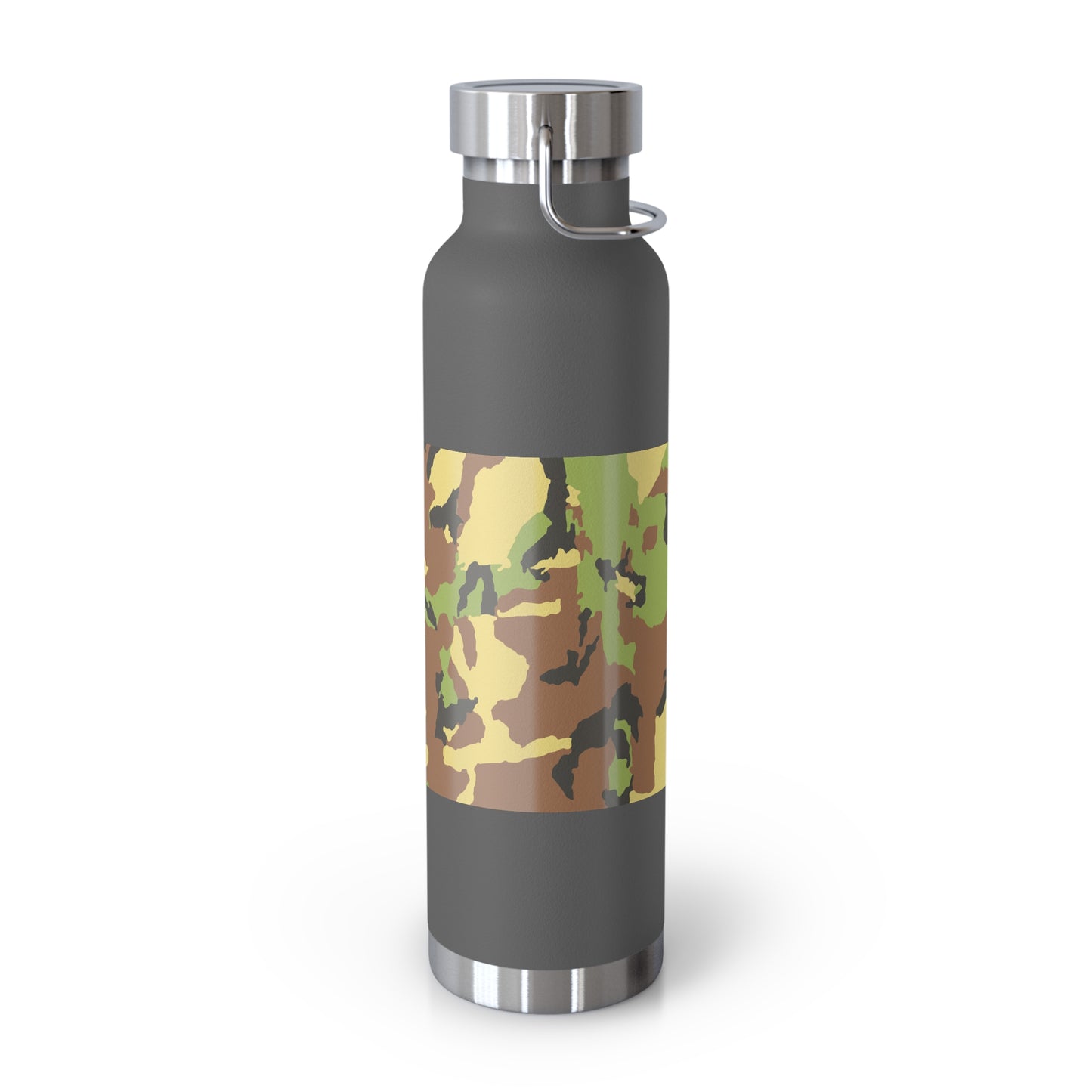Camouflage Insulated Water Bottle - 22oz Durable Travel Flask