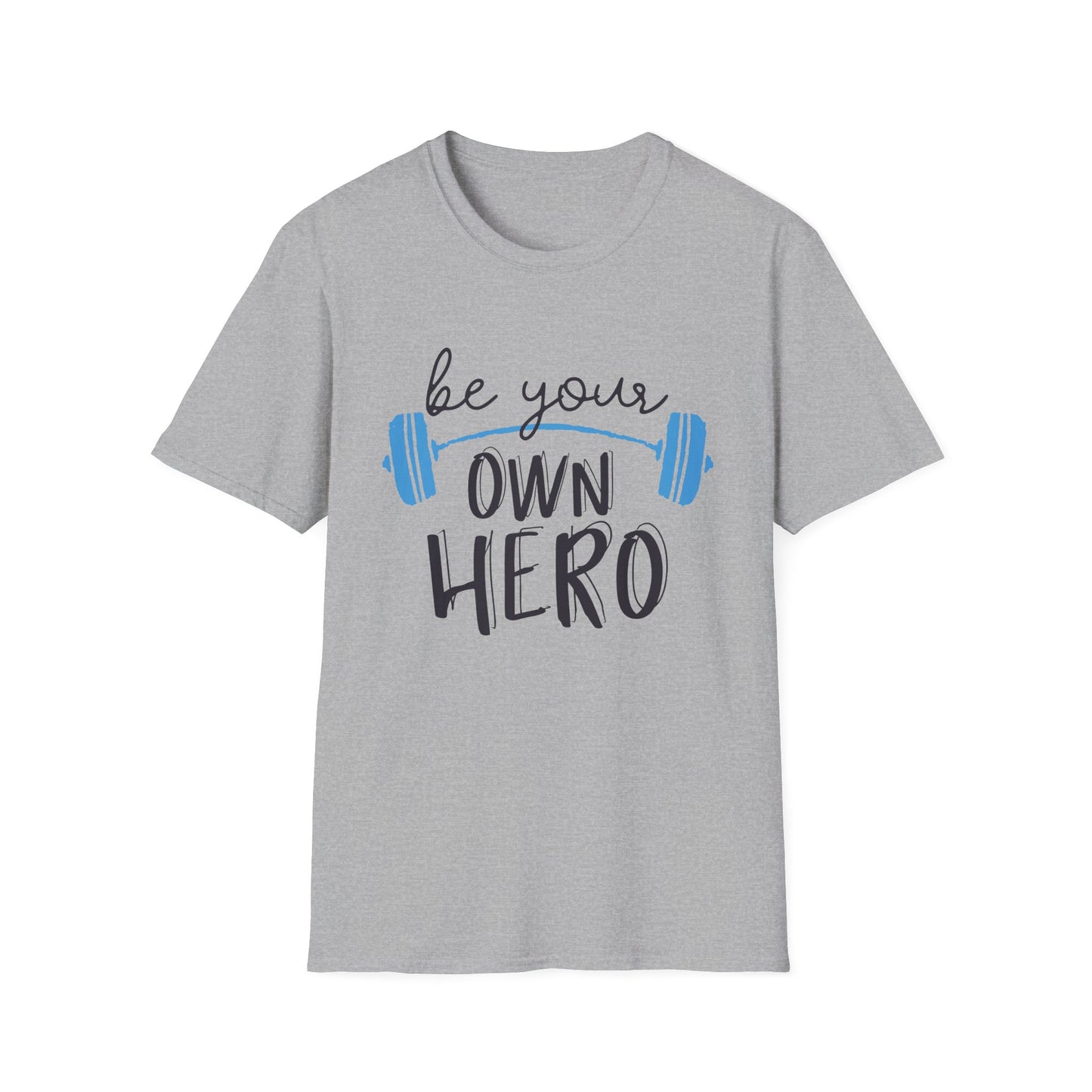 Motivational Unisex T-Shirt - "Be Your Own Hero" - Casual Gift, Positive Vibes, Everyday Wear, Friendly Apparel