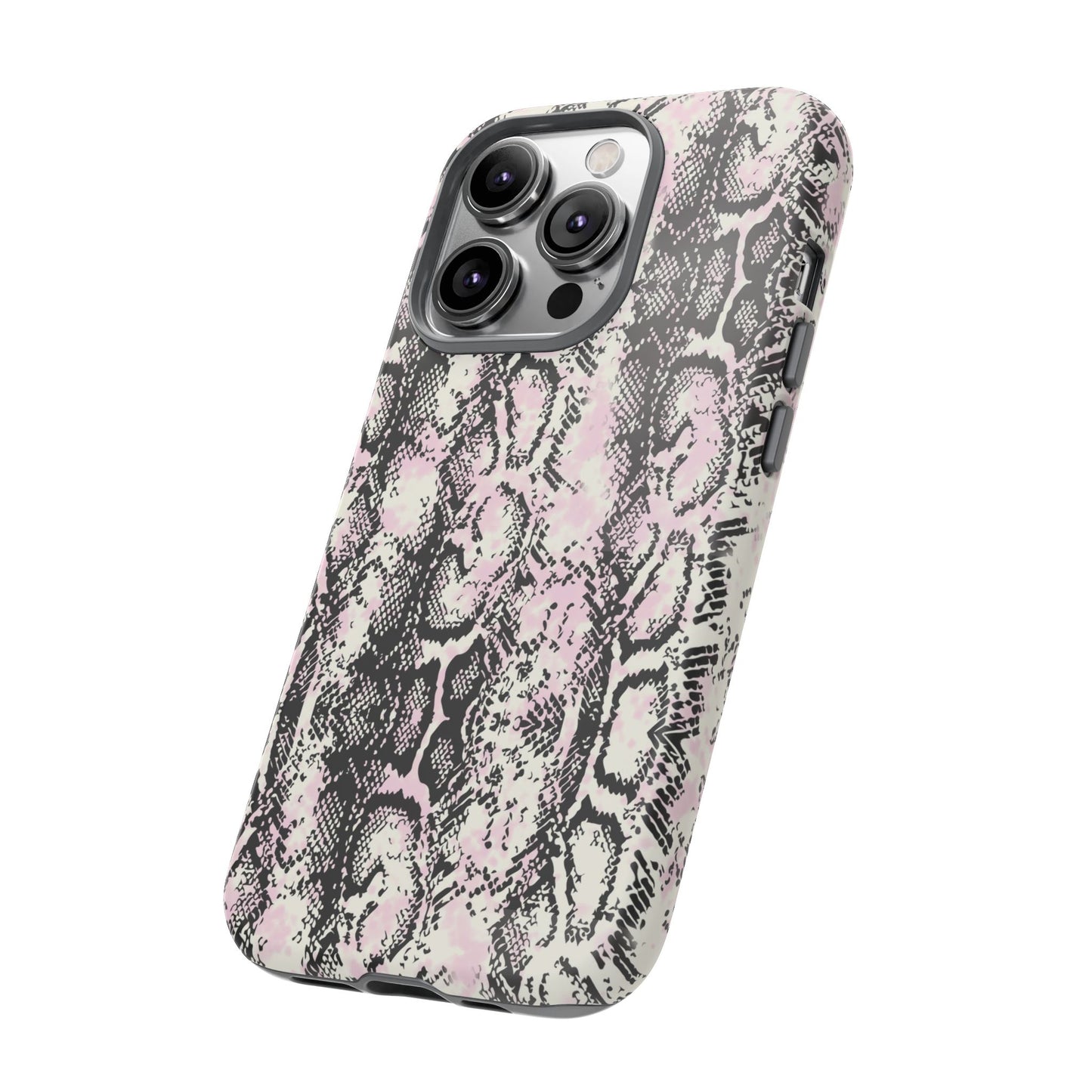 Stylish Snake Print Phone Case - Tough Protection for Trendsetters