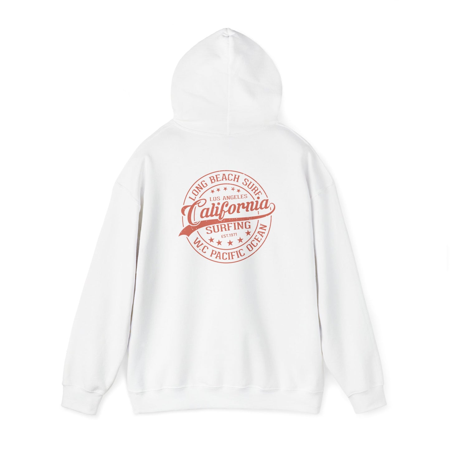 California Surf Hoodie, Cozy Sweatshirt for Beach Lovers, Perfect Gift for Surfers, Summer Vibes Apparel, Unisex Surfing