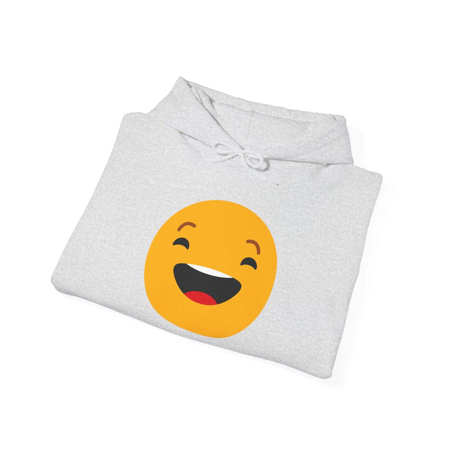 Funny Smile Emoji Hoodie - Unisex Heavy Blend™ Sweatshirt for Everyday Comfort