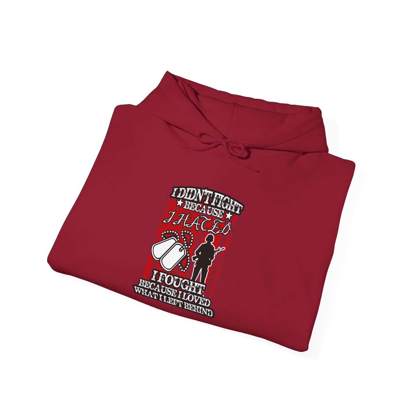 Military Supporter Hoodie, Patriotic Sweatshirt, Independence Day Gift, Veteran Clothing, USA Flag Apparel
