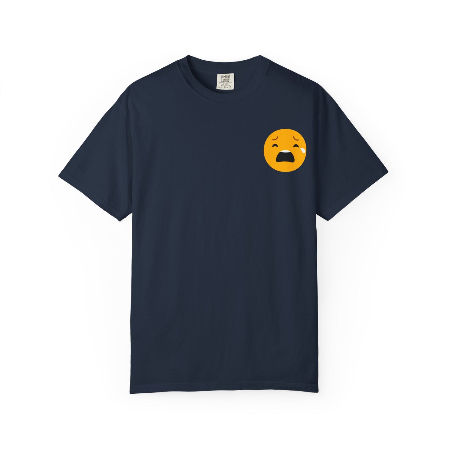 Emotional Support Unisex Tee - Sad Emoji Graphic T-Shirt