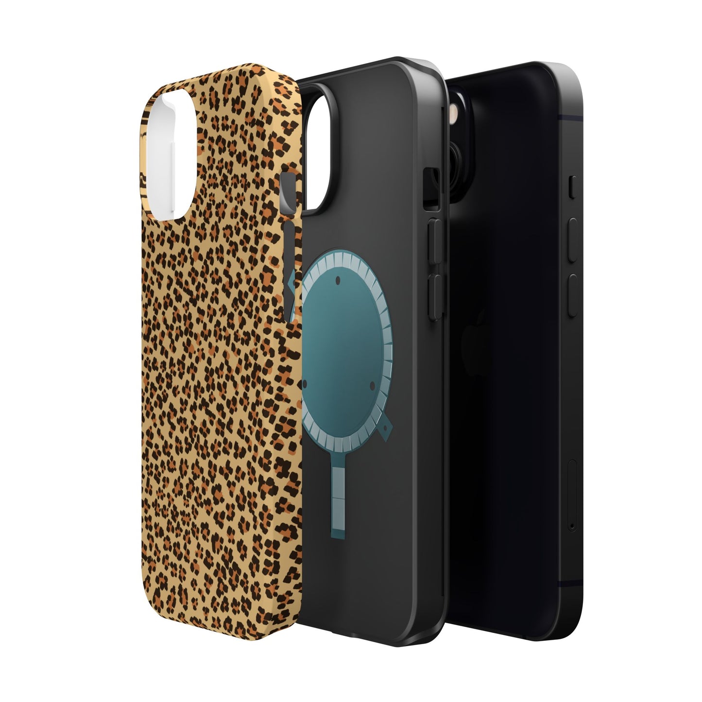 Leopard Print Magnetic Tough Case for iPhone – Bold Style, Rugged Protection Make a fierce statement while keeping your iPhone safe with this stylish and durable magnetic tough case featuring a trendy leopard print design.