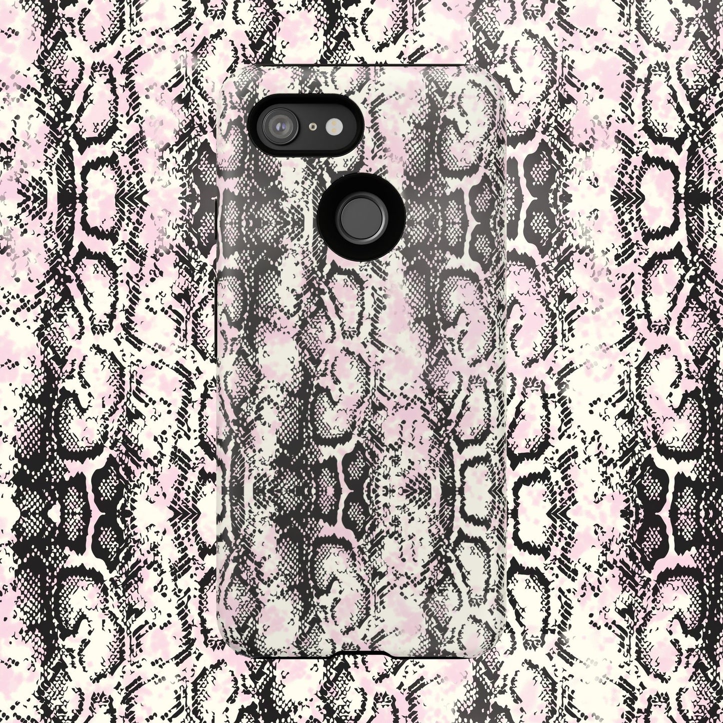 Stylish Snake Print Phone Case - Tough Protection for Trendsetters