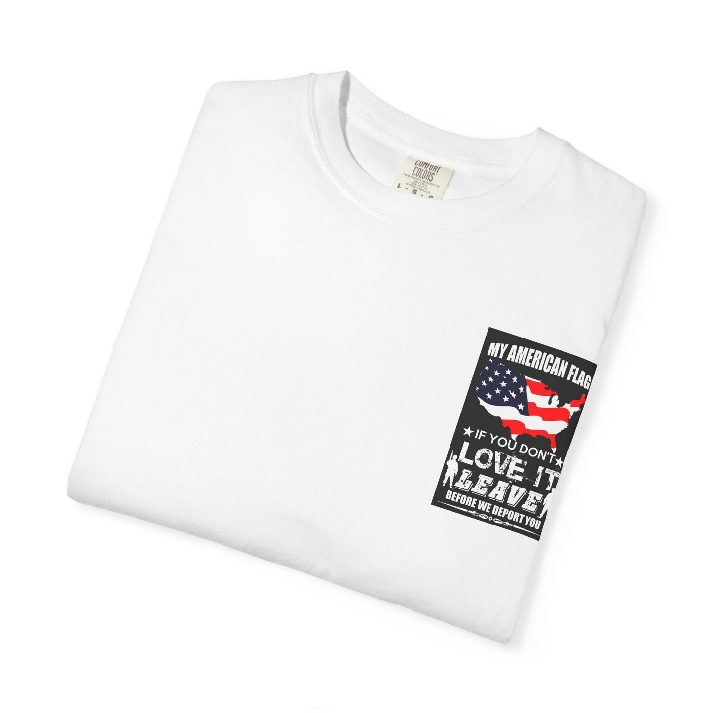 American Flag T-shirt, Patriotic Tee for July 4th, Veterans Support Shirt, Independence Day Top, USA Flag Apparel