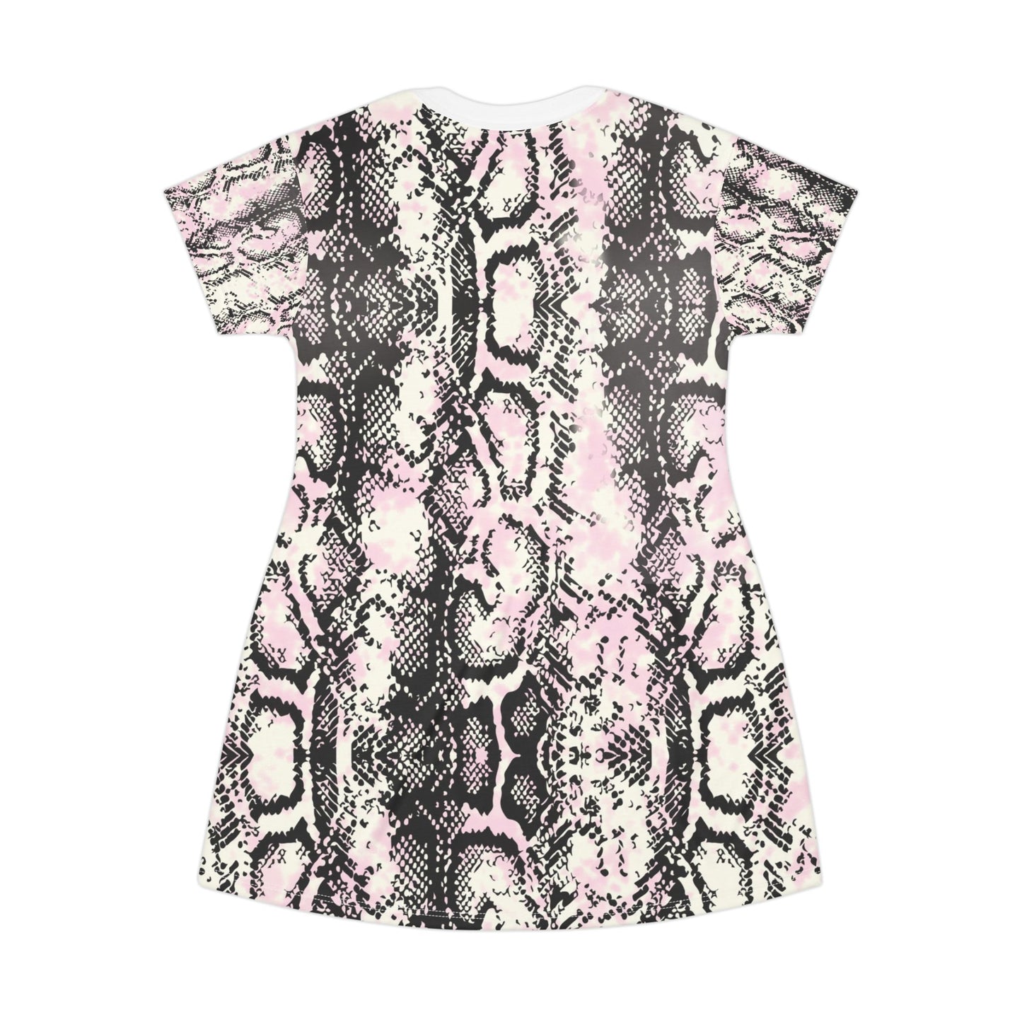 Snakeskin Print T-Shirt Dress - Stylish and Comfortable Casual Wear