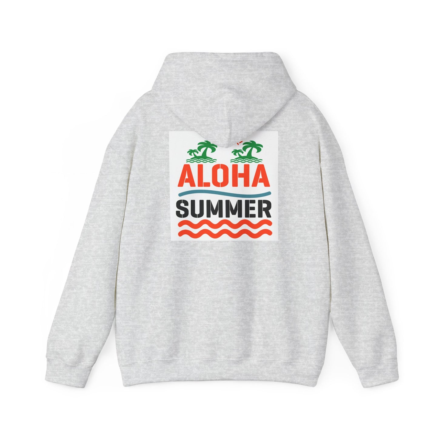 Aloha Summer Hoodie,Tropical Beach Wear,Unisex Sweatshirt,Vacation Outfit, Summer iconic Waikiki Beach Oahu combines urban