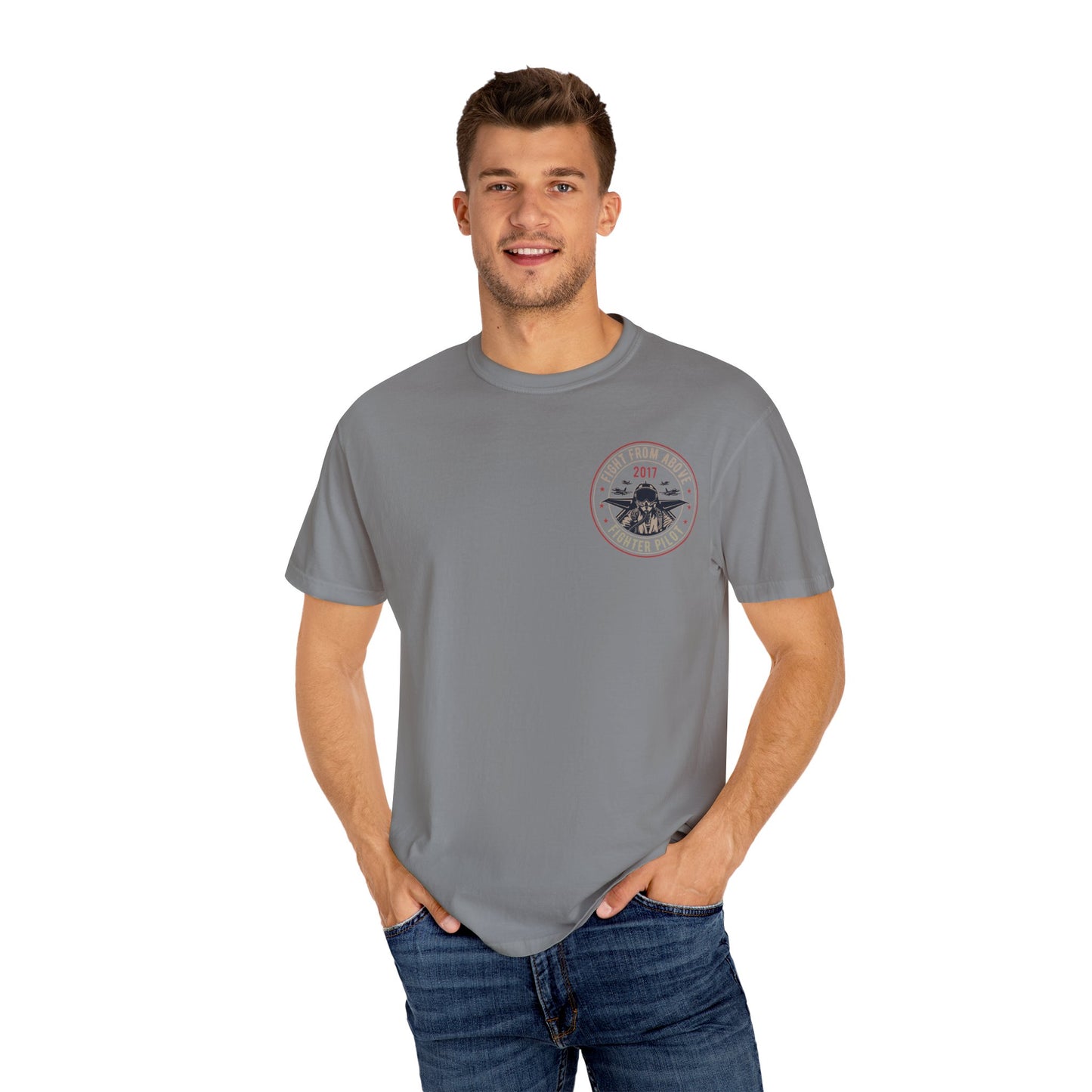 Vintage Fighter Pilot T-Shirt, Unisex Aviation Tee, Gift for Aviation Lovers, Military Shirt, Airplane Enthusiast Apparel