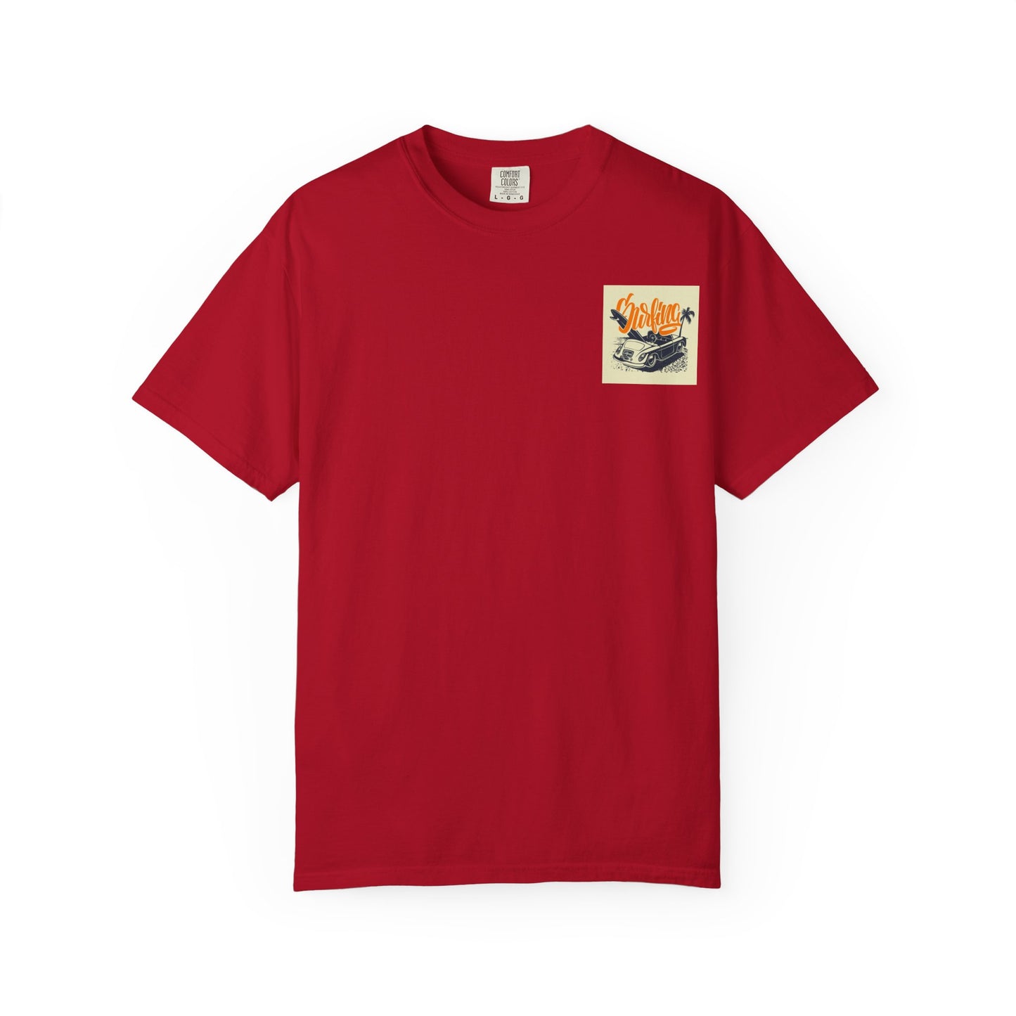 Retro Surfing Unisex T-Shirt, Beach Vibe Tee, Summer Casual Wear, Vacation Shirt, Surf Lover Gift, Ocean Adventure Top
