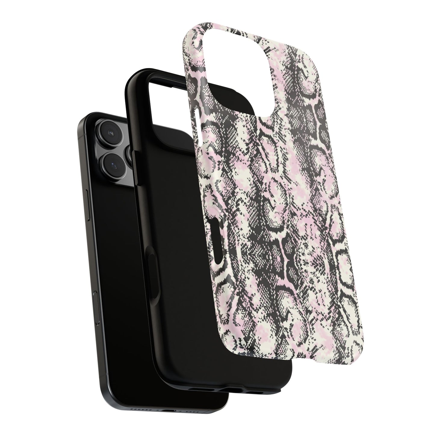 Stylish Snake Print Phone Case - Tough Protection for Trendsetters