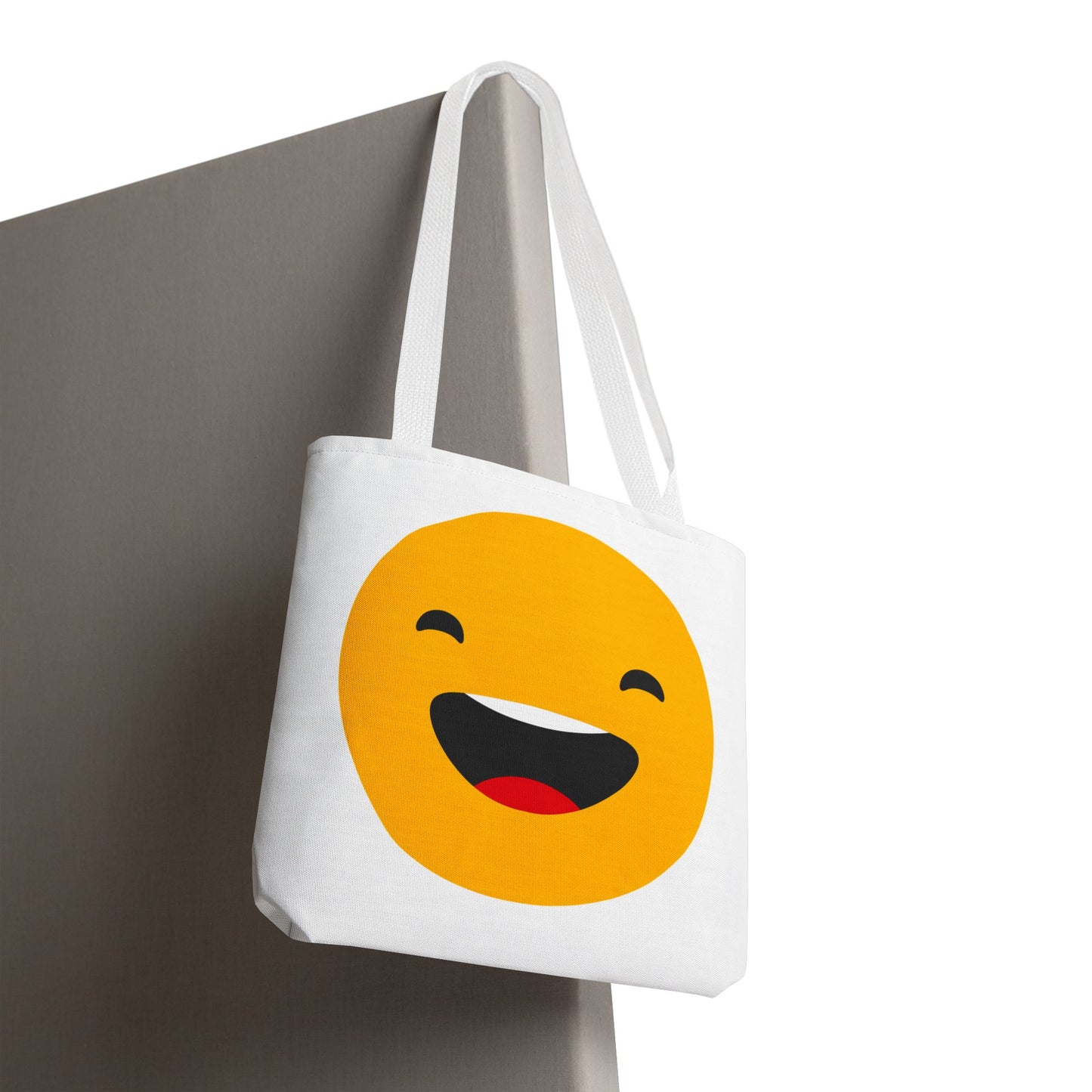 Smiley Face Tote Bag - Fun and Cheerful Reusable Shopping Bag