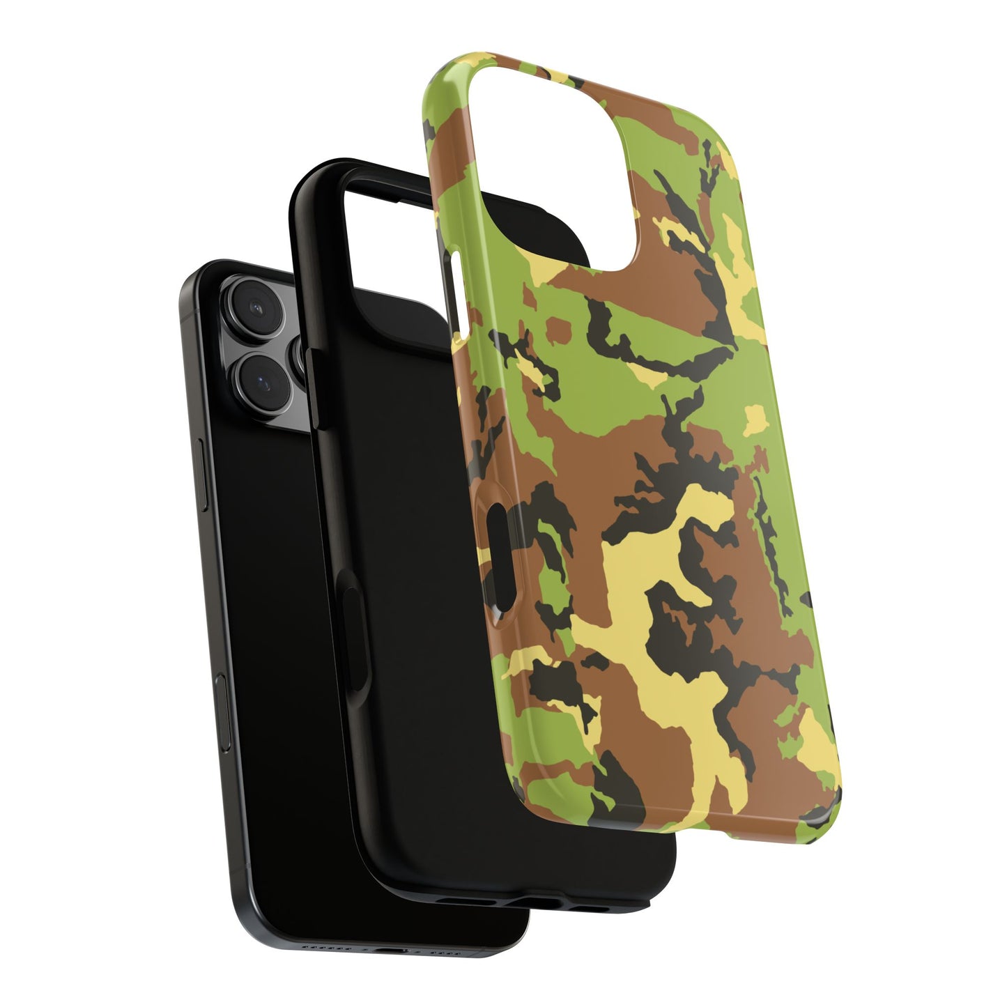 Camo Tough Phone Case - Durable Military Style Cover for Adventure Lovers
