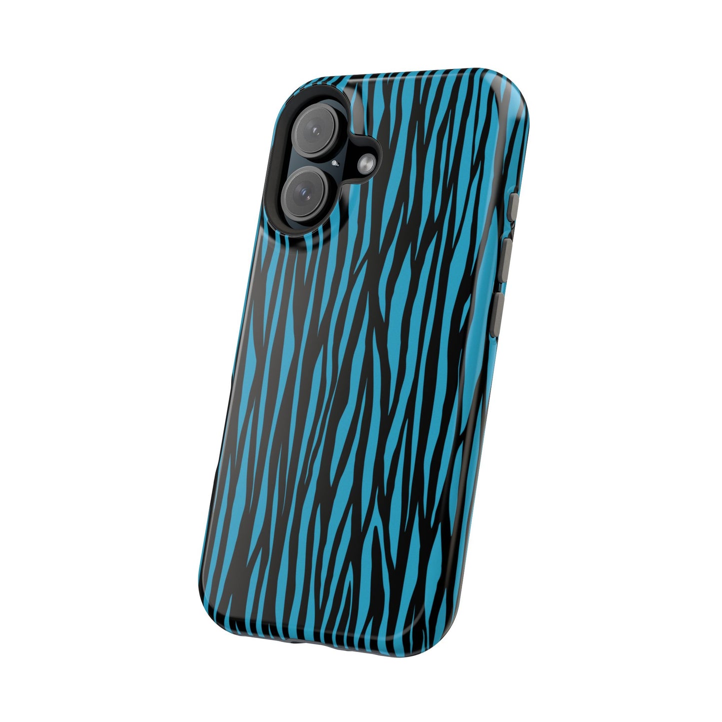 Zebra Print Magnetic Tough Case for iPhone - Durable & Stylish Phone Protection