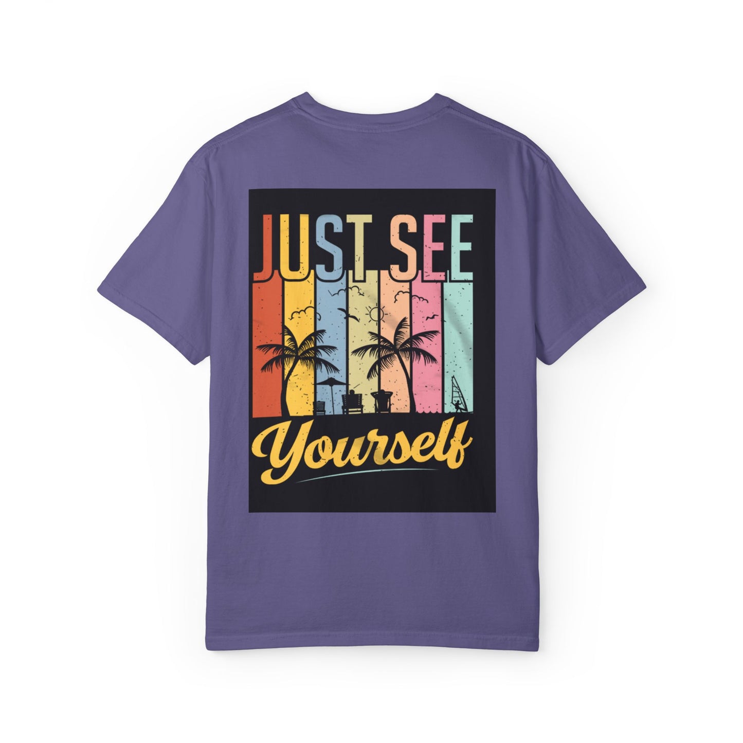 Retro Beach Vibes Unisex T-Shirt, Summer Casual Tee, Gift for Beach Lovers, Vacation Wear, Inspirational Graphic Tee, FUN