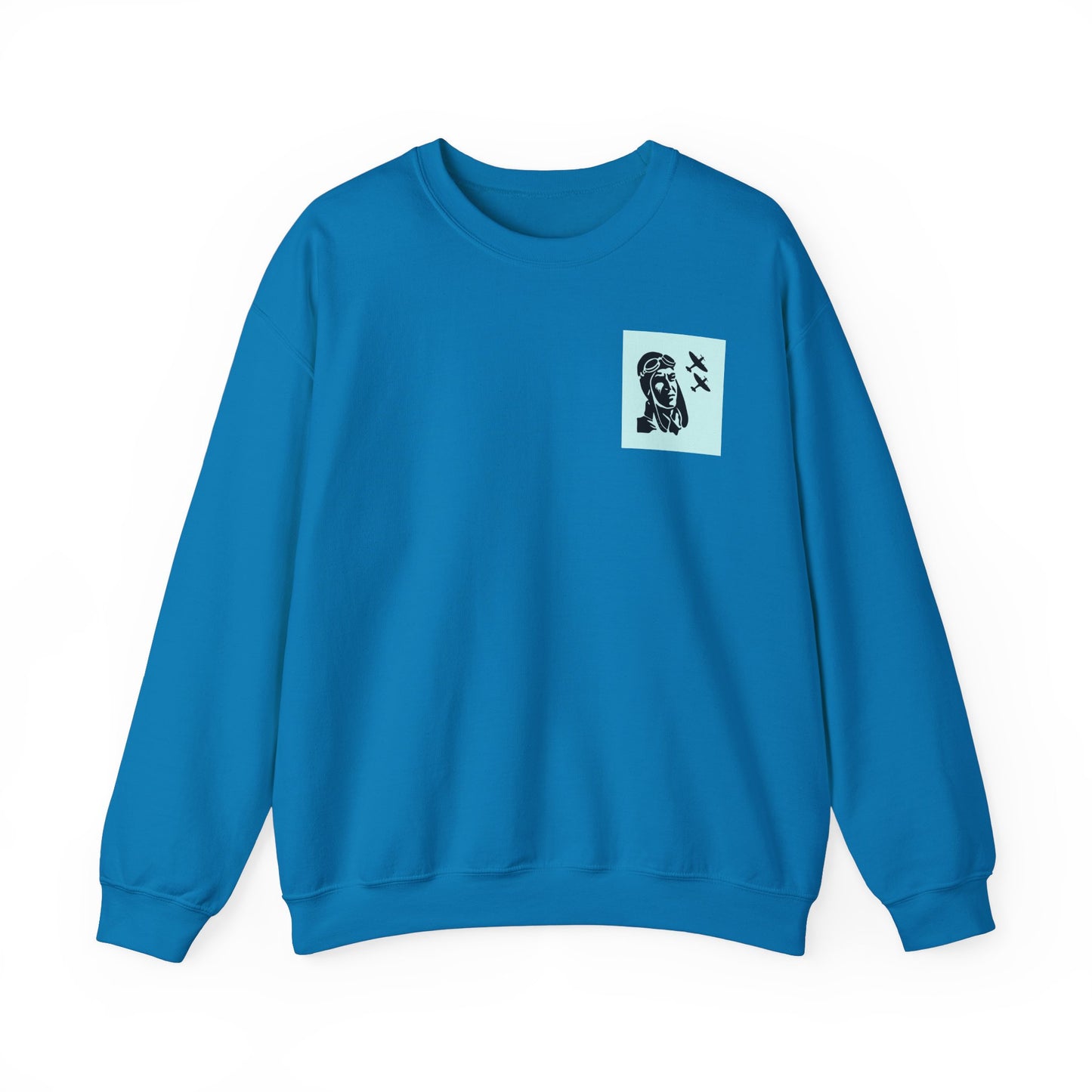 Vintage Aviator Crewneck Sweatshirt - Unisex Heavy Blend