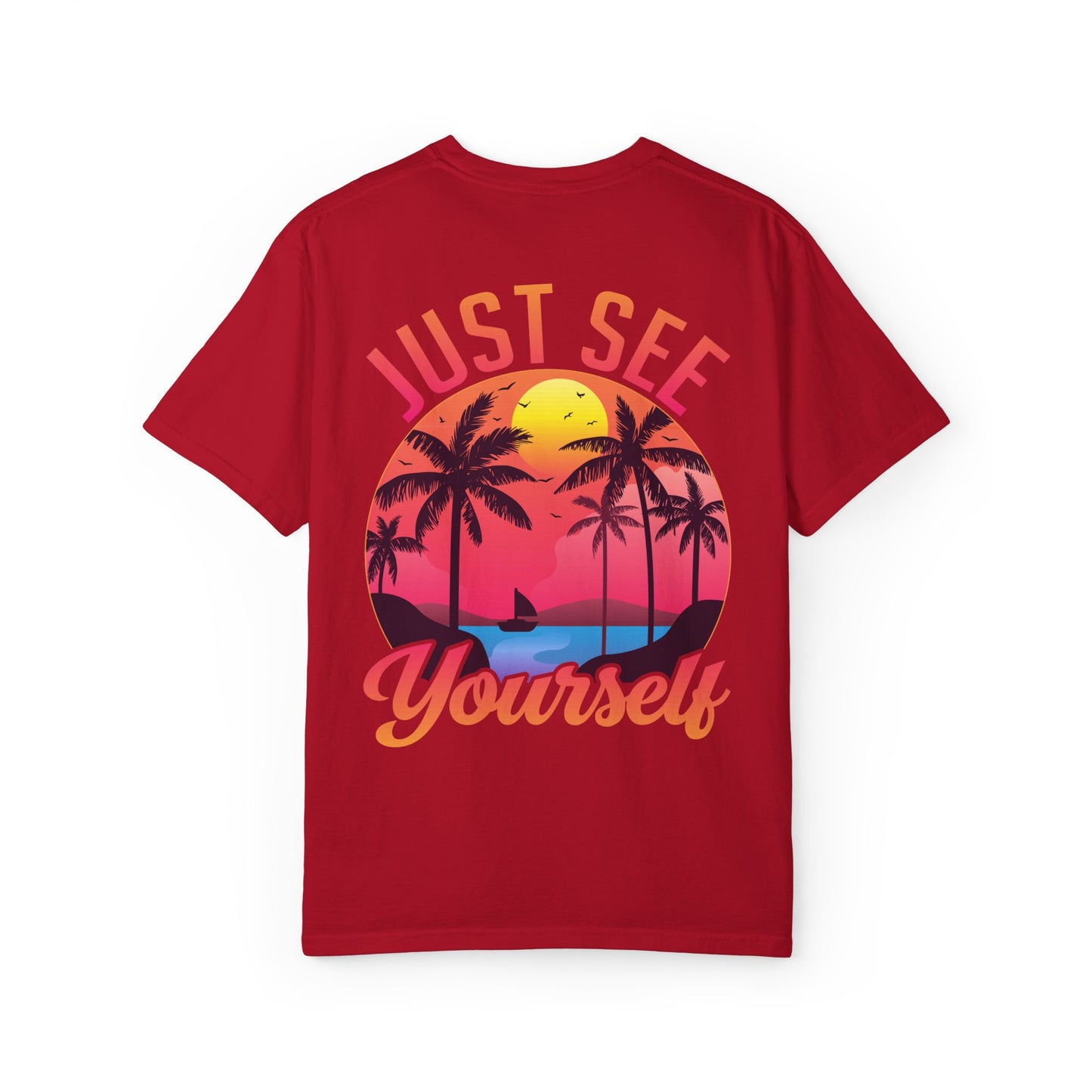 Tropical Vibes T-Shirt, Summer Casual Tee, Unisex Streetwear, Vacation Shirt, Beach Life Apparel, Gift for Travelers