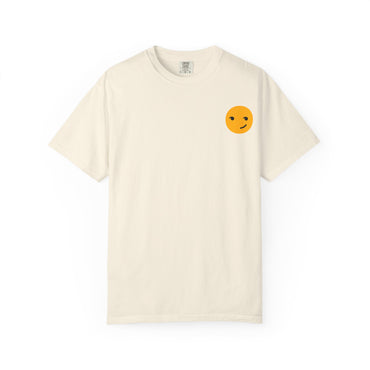 Smile Circle Unisex Garment-Dyed T-Shirt - Fun Casual Tee for Everyday Wear