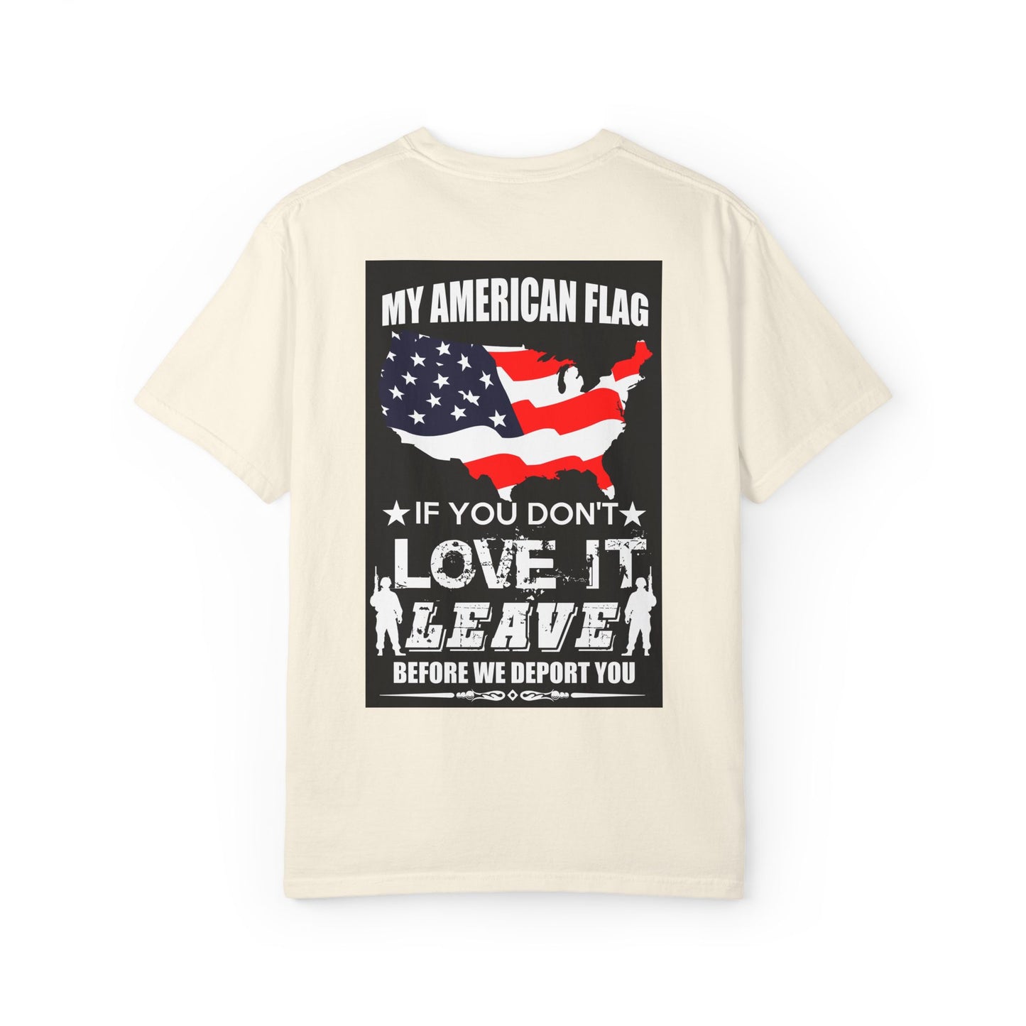 American Flag T-shirt, Patriotic Tee for July 4th, Veterans Support Shirt, Independence Day Top, USA Flag Apparel