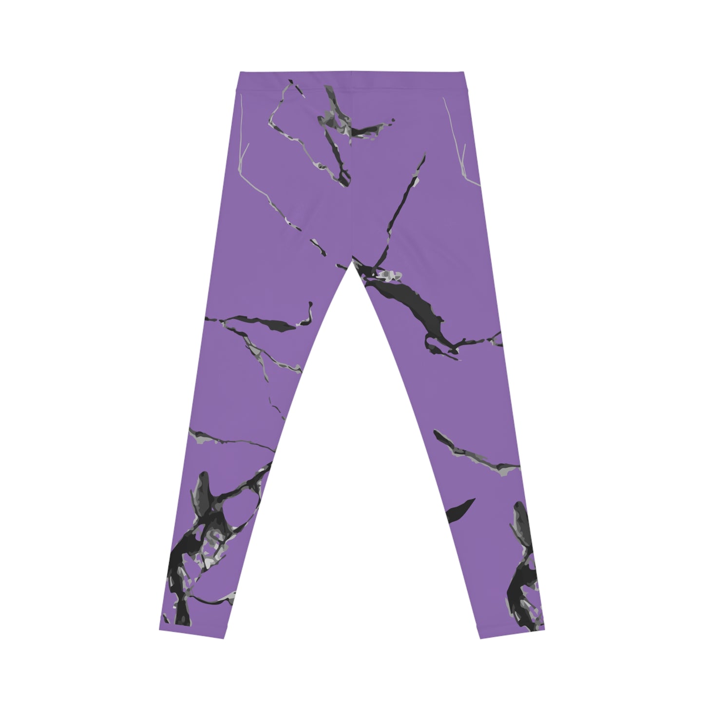 Trendy Women's Leggings in Purple Marble, Fashion Leggings, Athletic Wear, Everyday Comfort, Activewear, Gift Idea