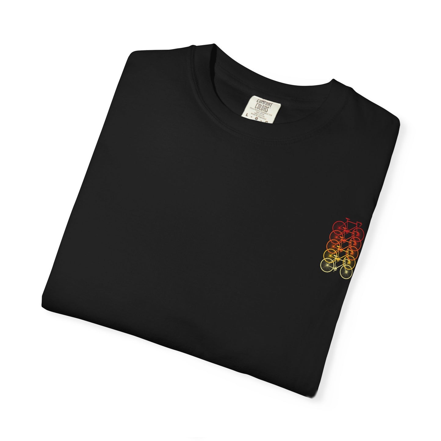 Gradient Bicycle Unisex T-Shirt - Perfect for Cycling Enthusiasts