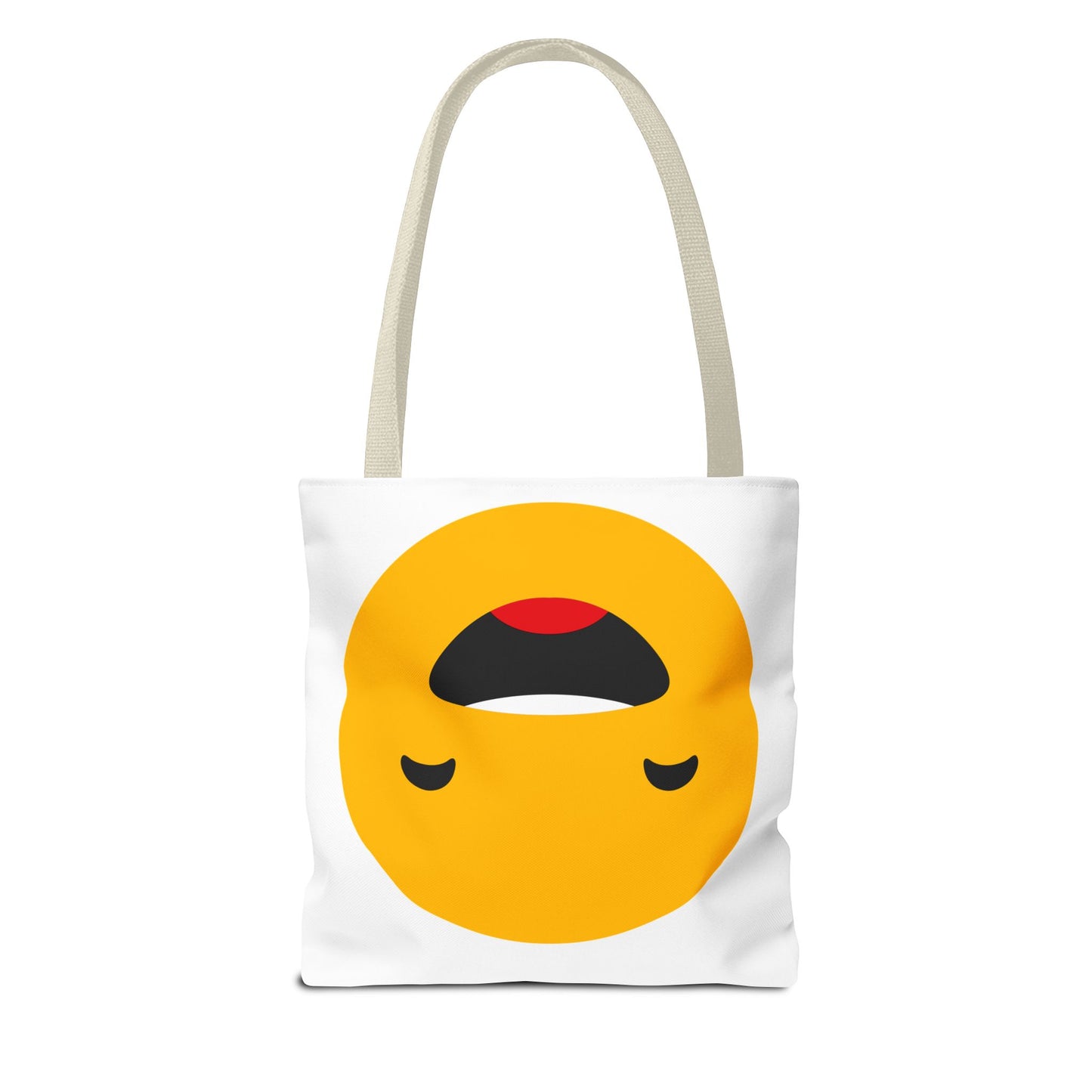 Smiley Face Tote Bag - Fun and Cheerful Reusable Shopping Bag