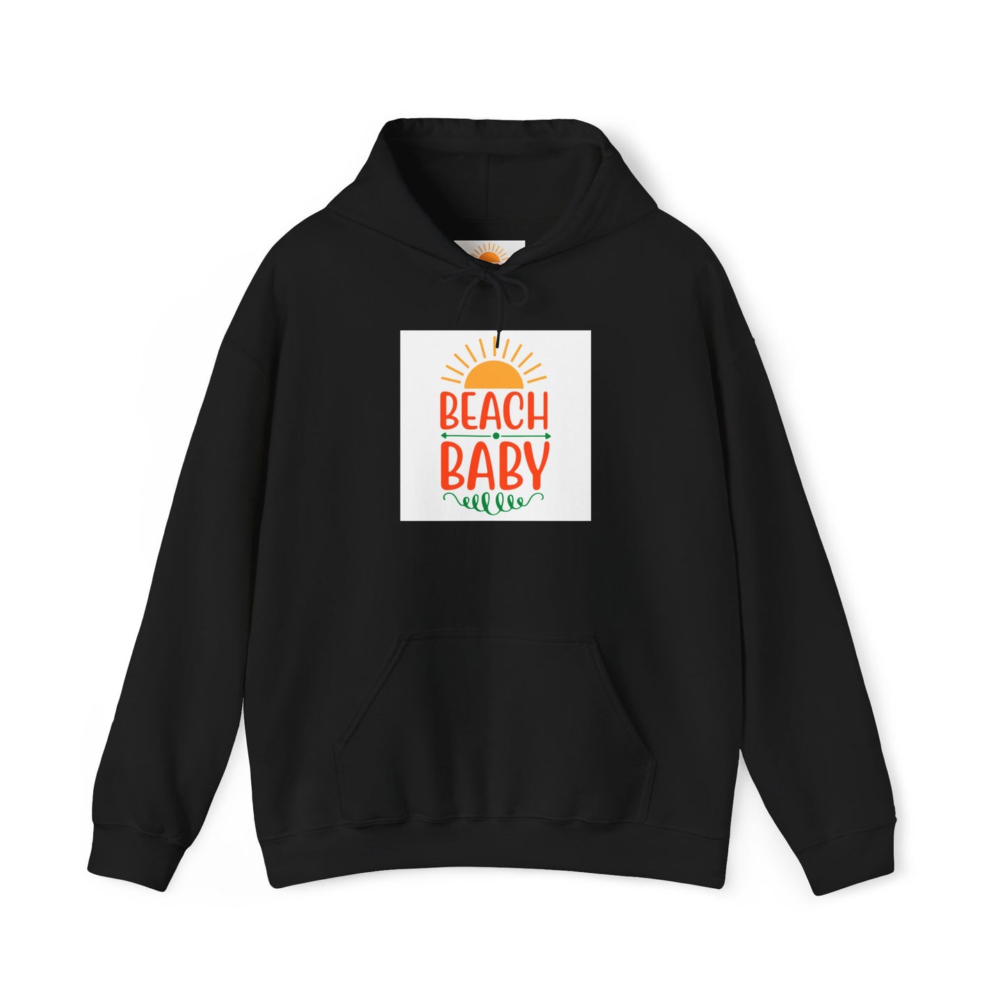 Beach Baby Hooded Sweatshirt | Summer Vibes, Beach Lover Gift, Unisex Casual Wear, Cozy Hoodie, Fun Beachwear