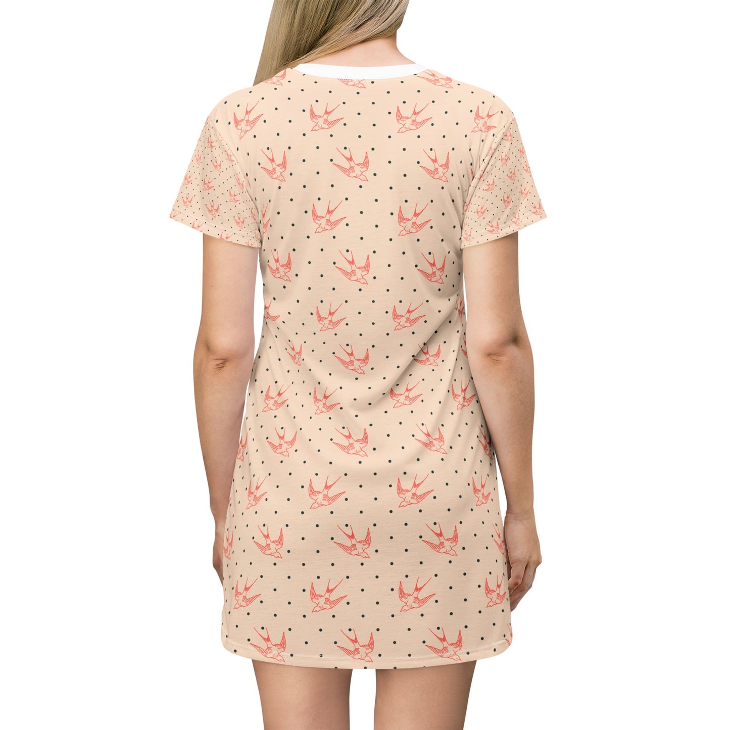 Floral Print T-Shirt Dress - Casual & Comfortable Summer Wear