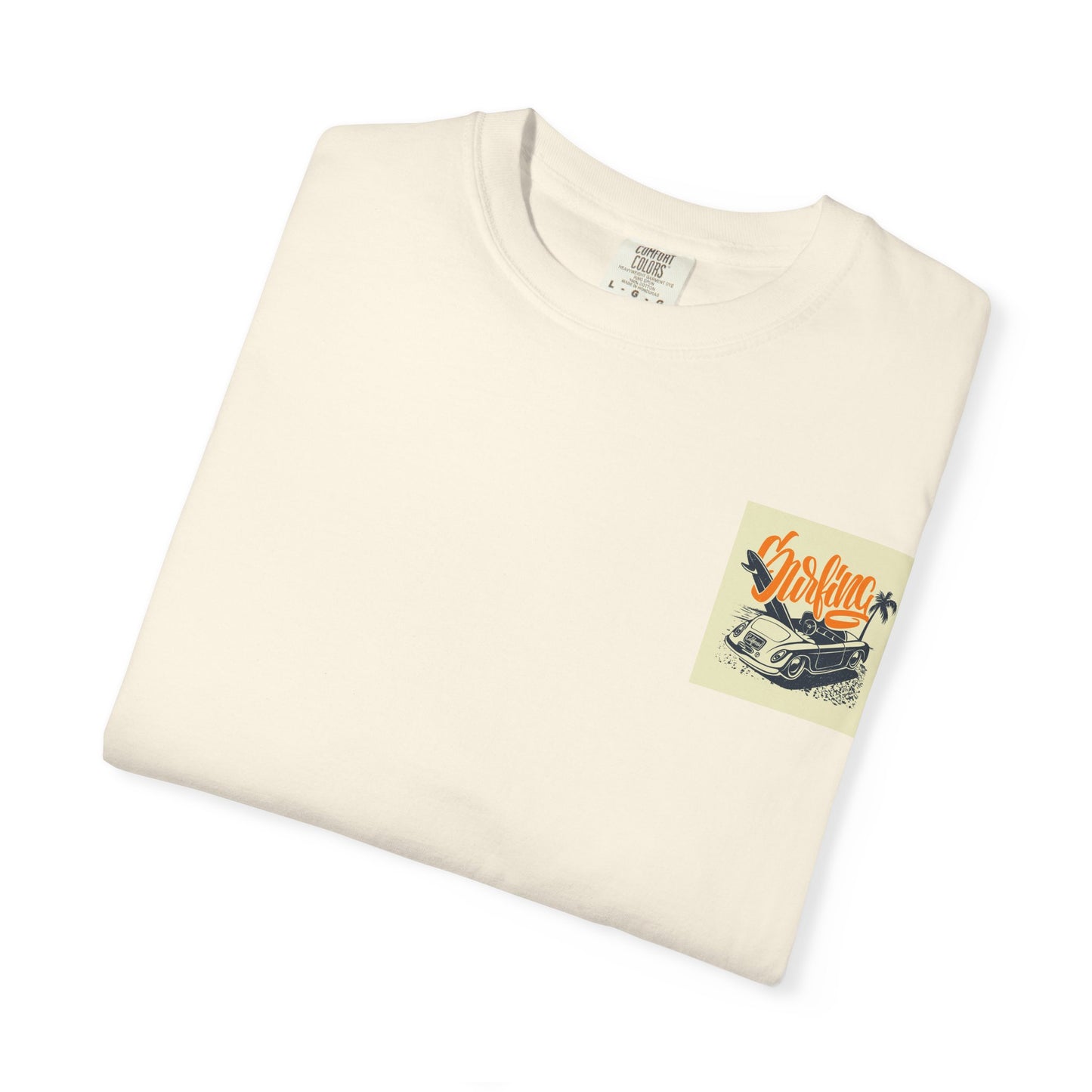 Retro Surfing Unisex T-Shirt, Beach Vibe Tee, Summer Casual Wear, Vacation Shirt, Surf Lover Gift, Ocean Adventure Top