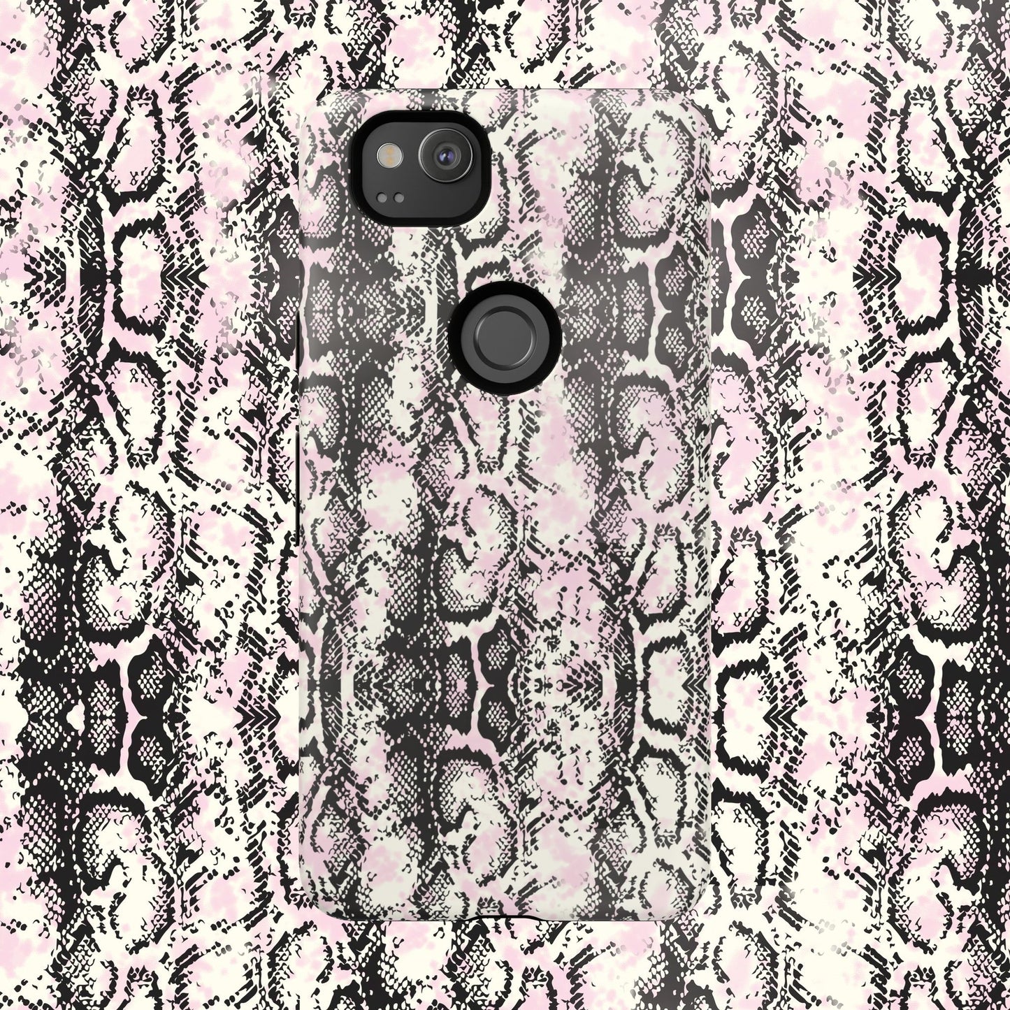 Stylish Snake Print Phone Case - Tough Protection for Trendsetters