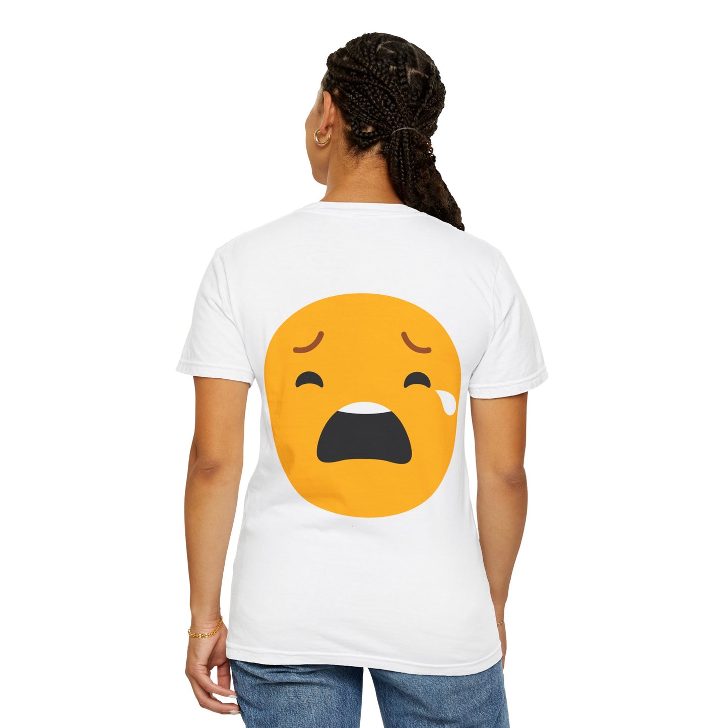 Emotional Support Unisex Tee - Sad Emoji Graphic T-Shirt
