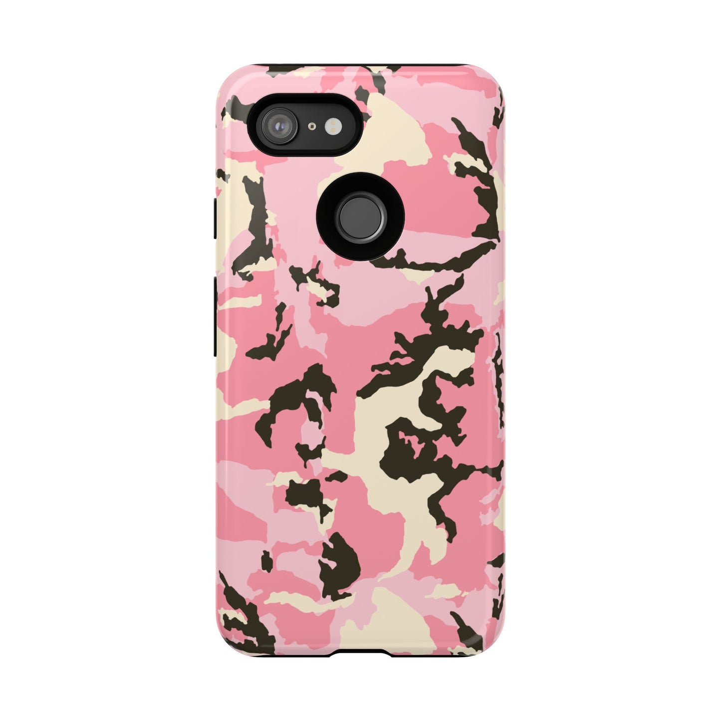 Stylish Pink Camouflage Phone Case – Tough Cases for Trendsetters